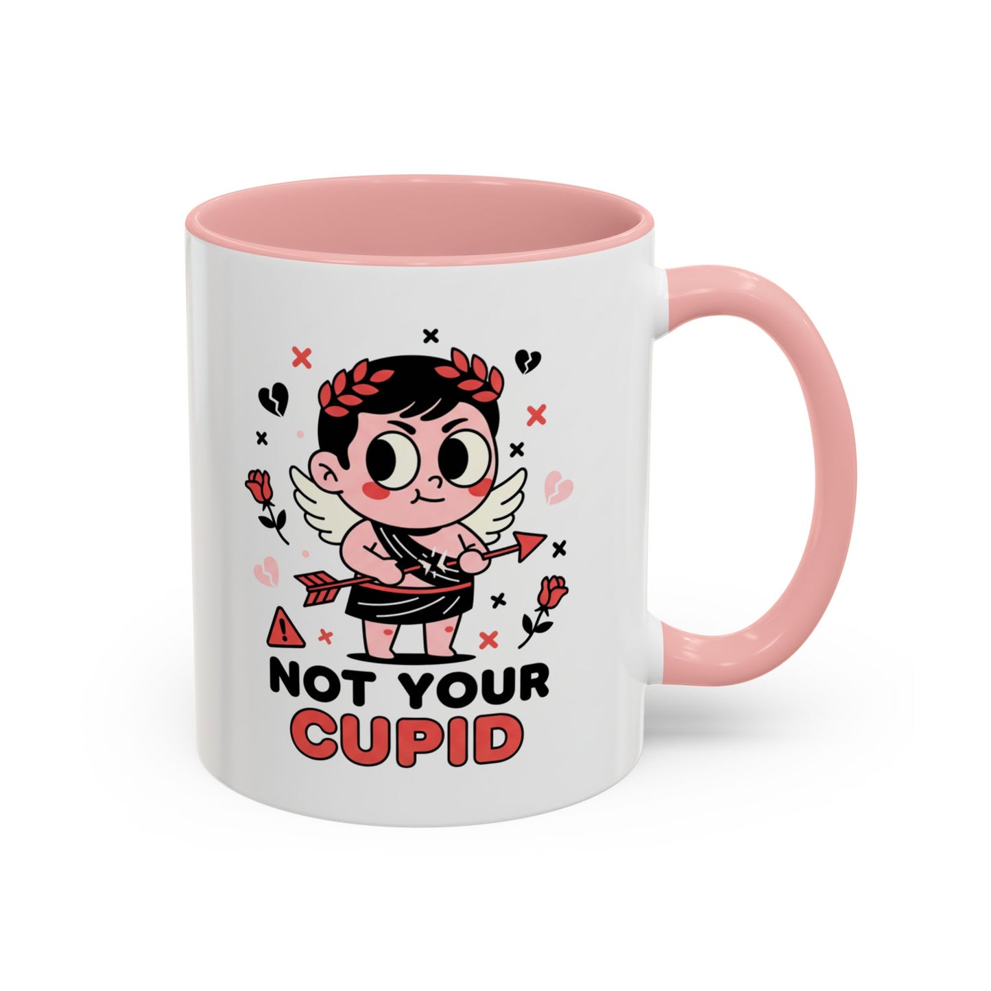 Cheeky Anti-Valentine Accent Coffee Mug — 11/15oz