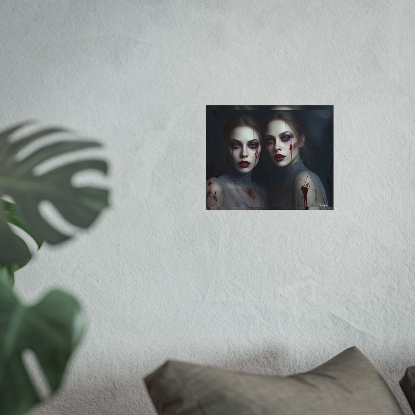 Eerie Fine Art Poster, Dark Fantasy Wall Art, Gothic Decor, Spooky Home Aesthetic, Halloween Wall Art