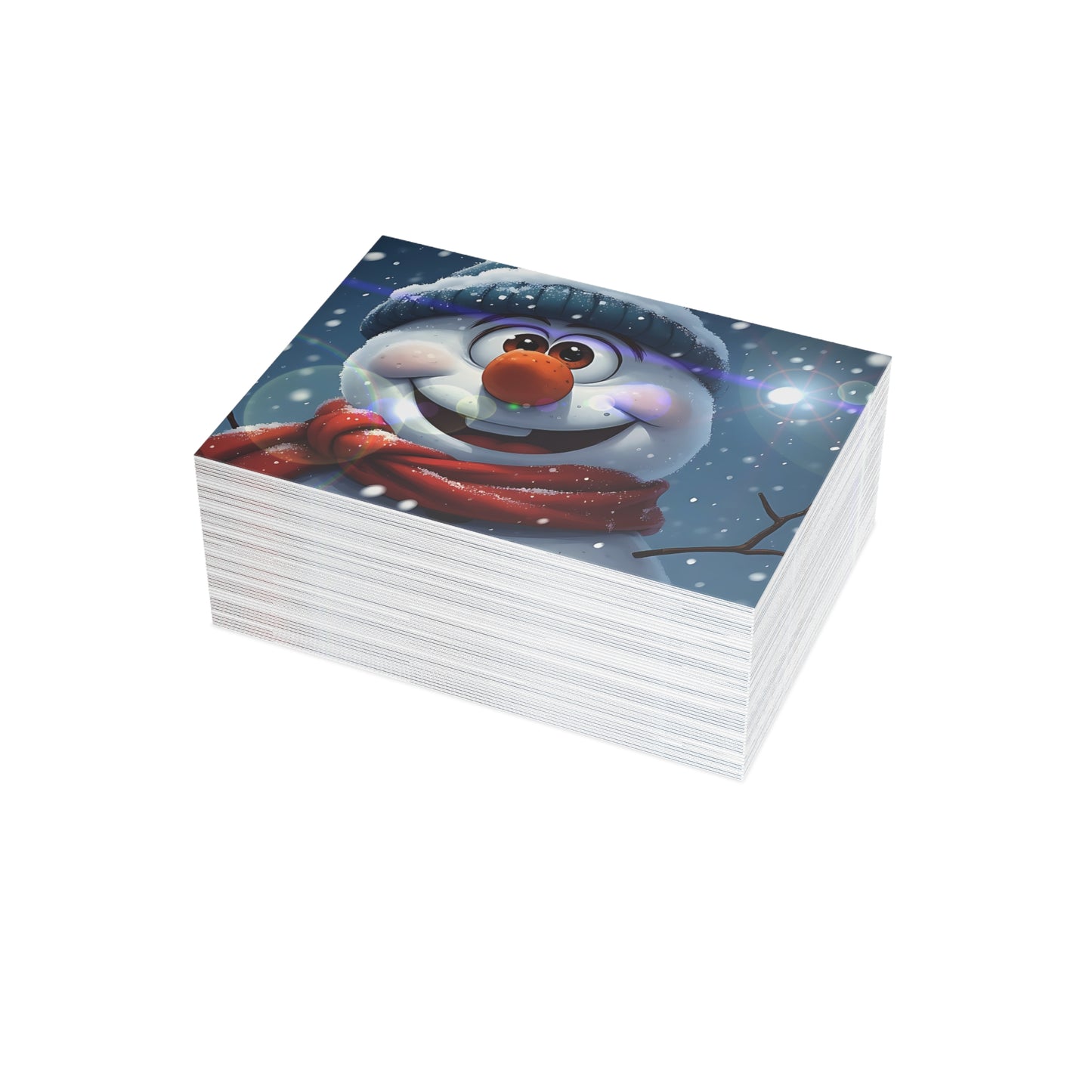 Goofy Snowman (Christmas Selfies) Postcard Bundles (envelopes included)