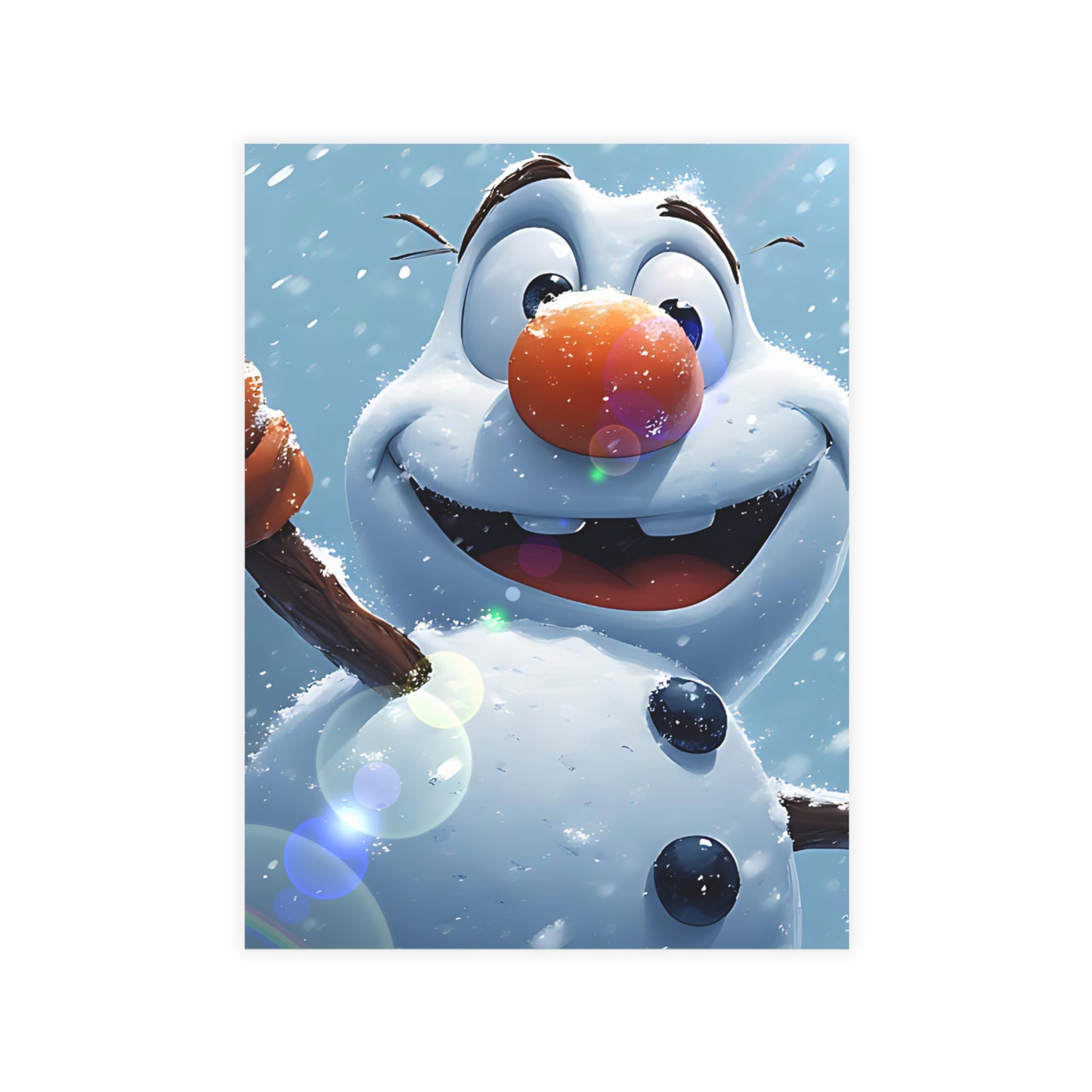 Dancing Snowman (Christmas Selfies) Postcard Bundles (envelopes included)