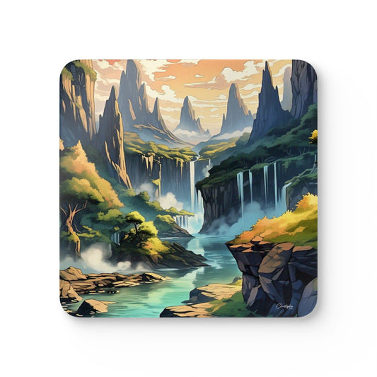 Nature-Inspired Corkwood Coaster Set - Stunning Landscape Design, Eco-Friendly home decor, Gift for Nature Lovers, Rustic Kitchen [...]