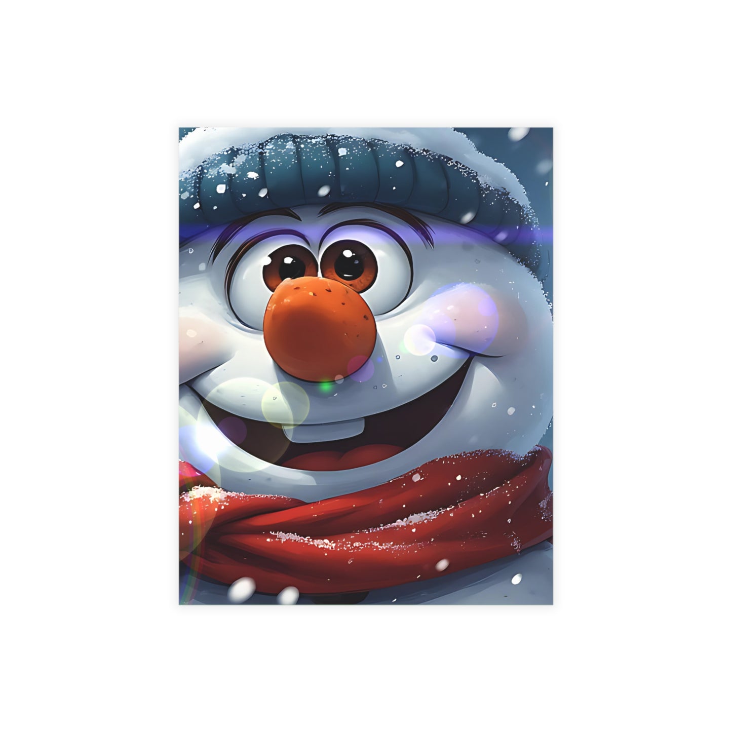 Goofy Snowman (Christmas Selfies) Postcard Bundles (envelopes included)