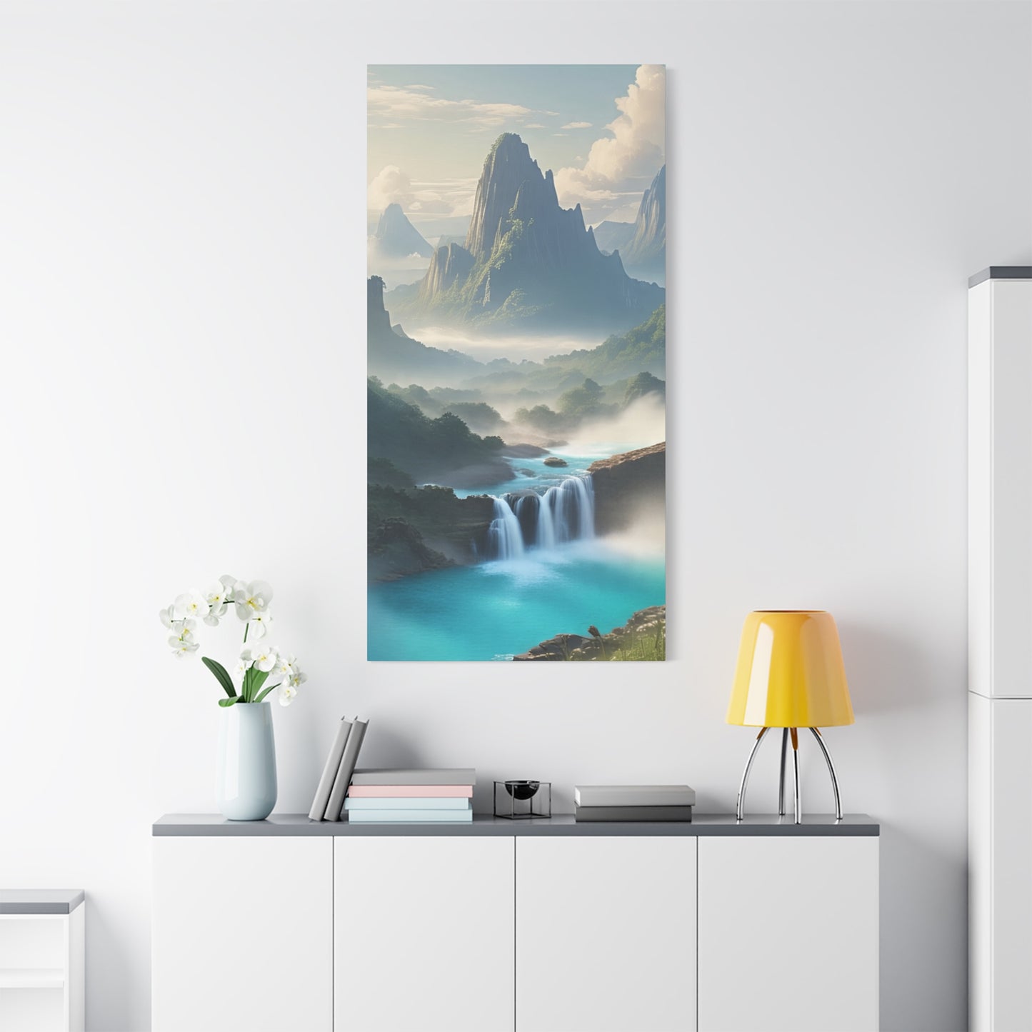 Scenic Landscape Canvas Print, Wall Art Decor, Home Decoration, Nature Wall Art, Gift for Nature Lovers, Tranquil Art for Living Room