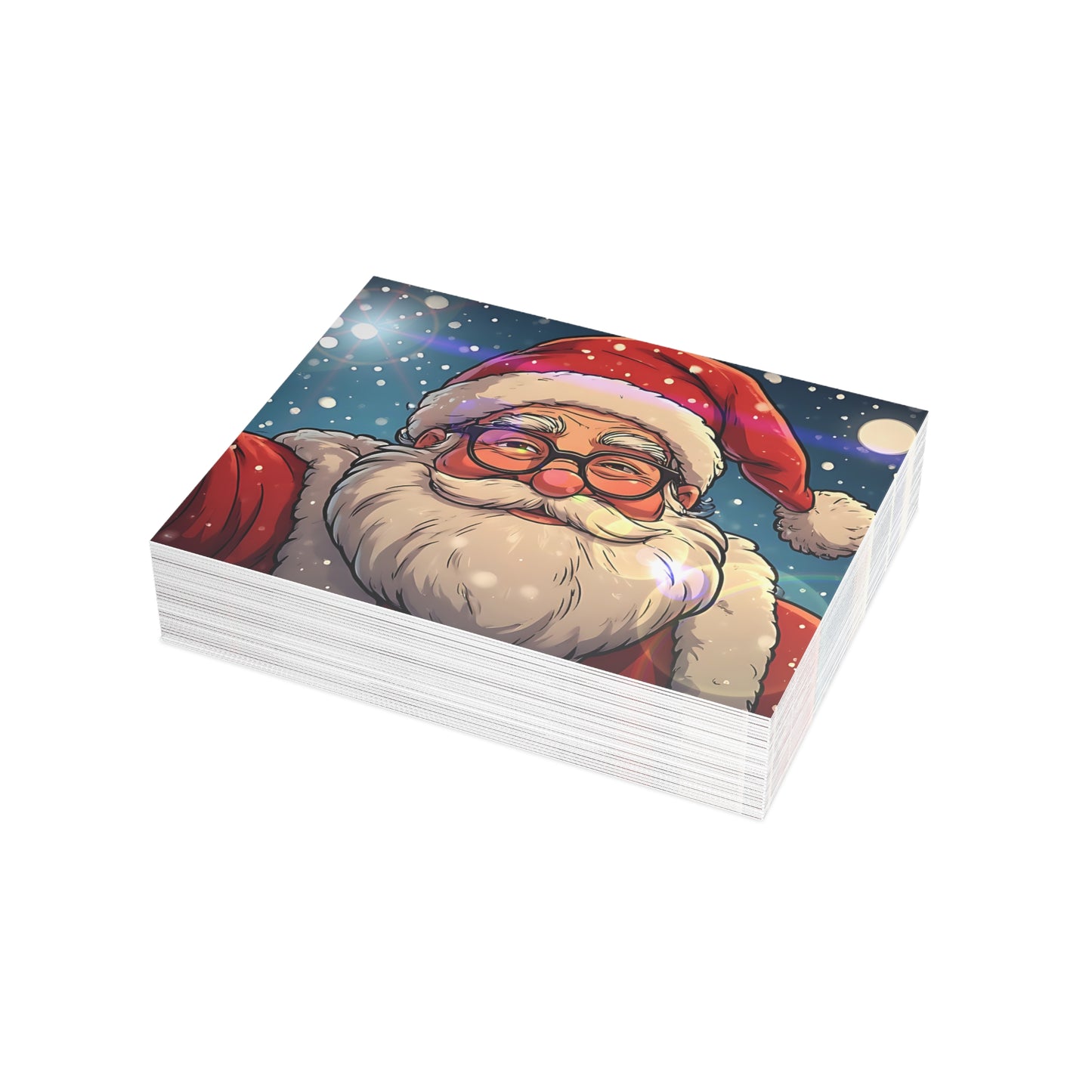Santa (Christmas Selfies) Postcard Bundles (envelopes included)