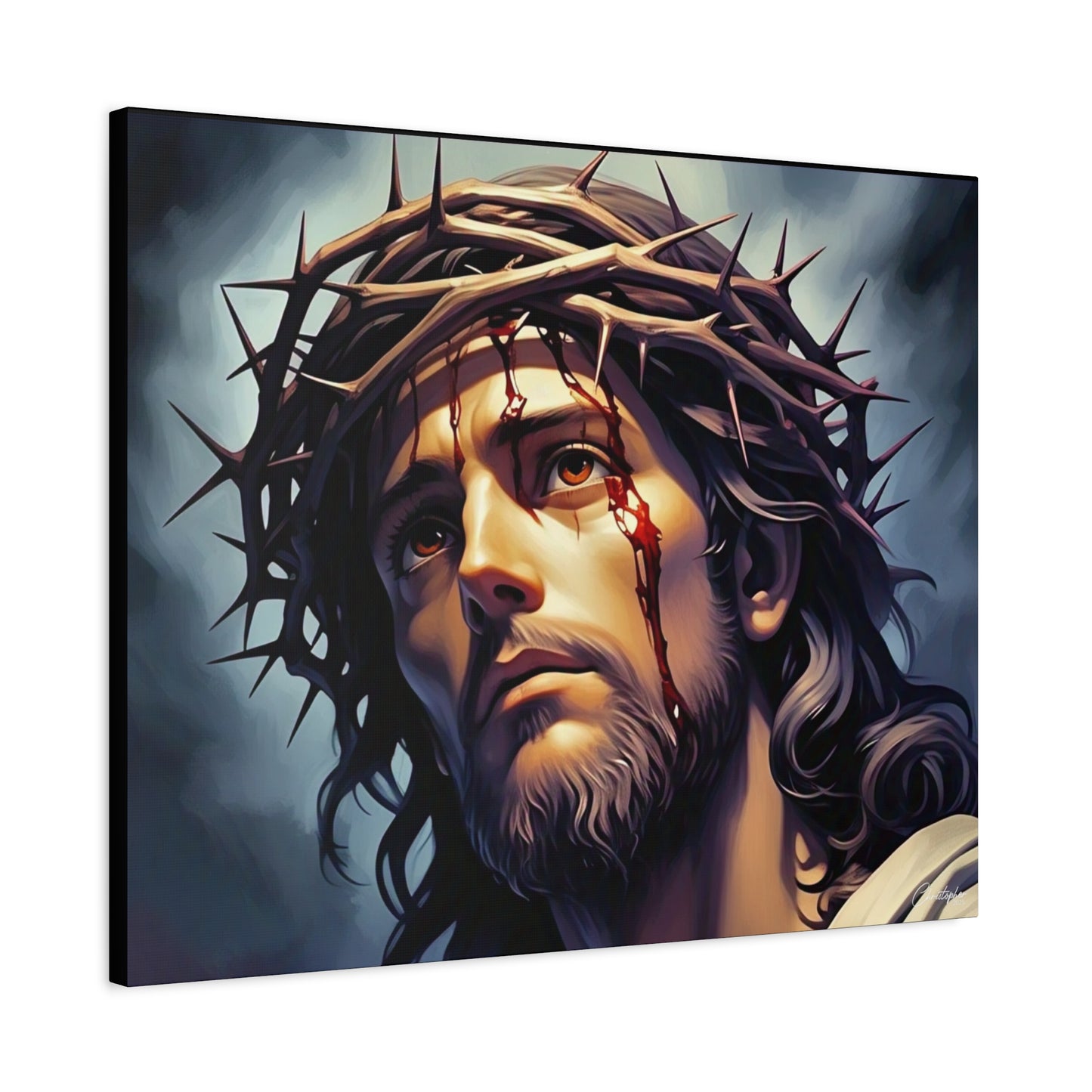 Religious Art Print Canvas, Inspirational Wall Decor, Christian Home Decor, Jesus Art, Gift for Faith-Based Celebrations