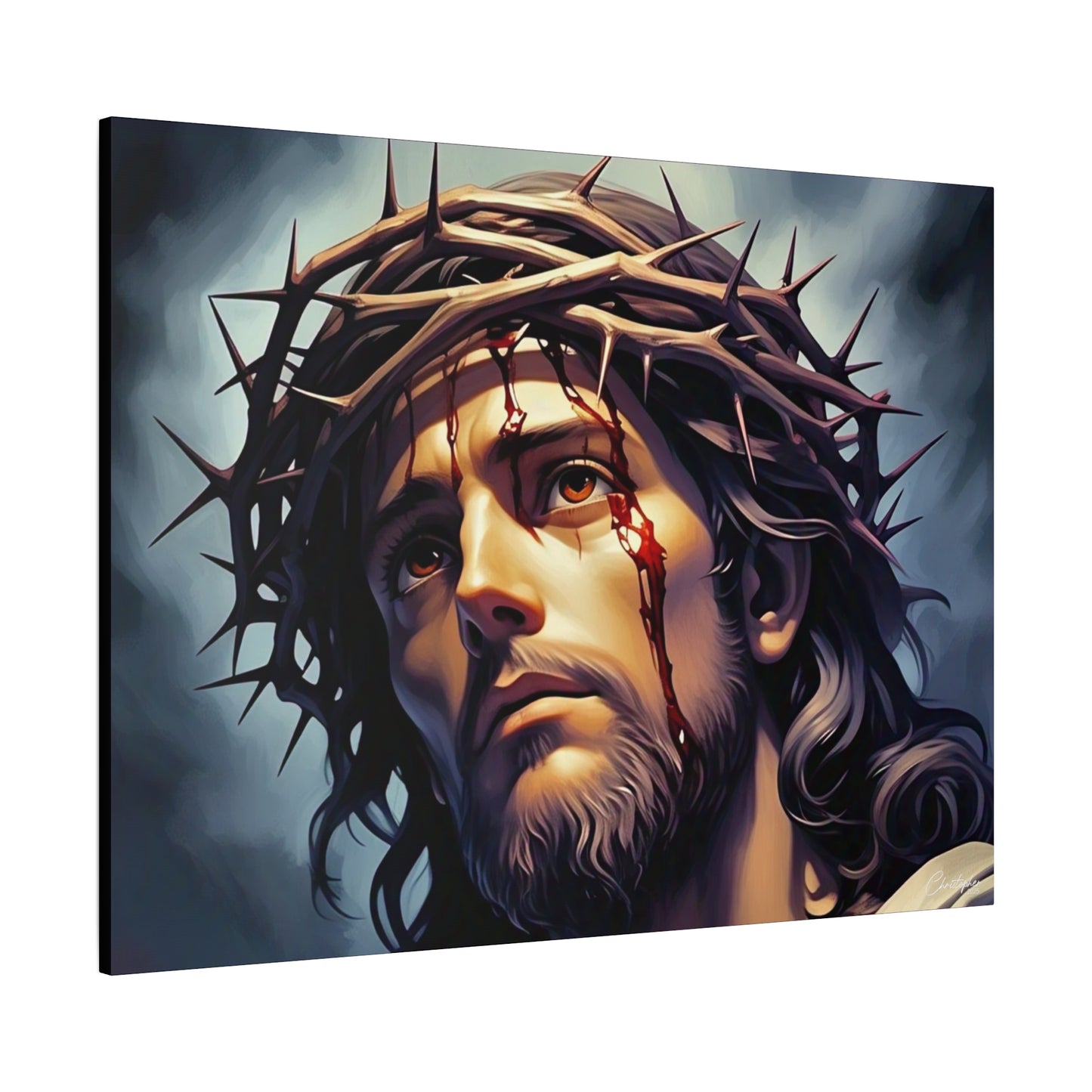 Religious Art Print Canvas, Inspirational Wall Decor, Christian Home Decor, Jesus Art, Gift for Faith-Based Celebrations