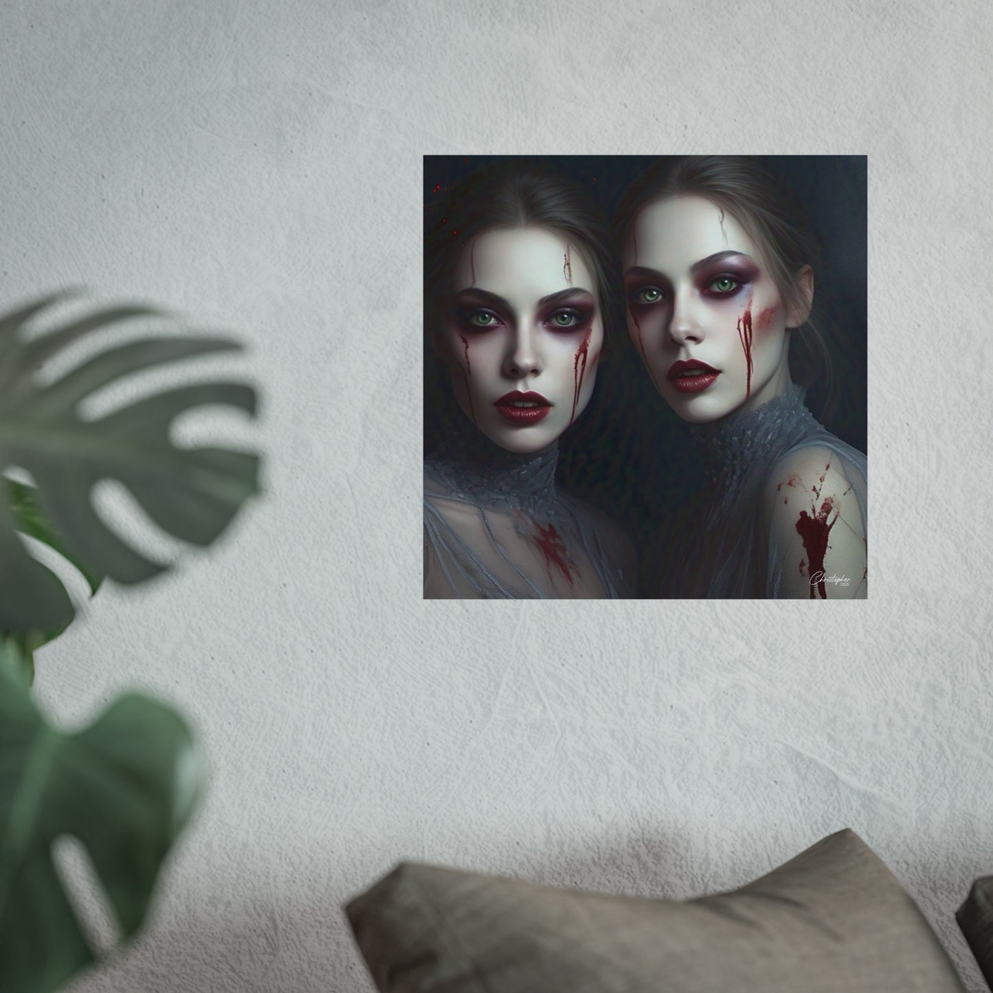 Eerie Fine Art Poster, Dark Fantasy Wall Art, Gothic Decor, Spooky Home Aesthetic, Halloween Wall Art