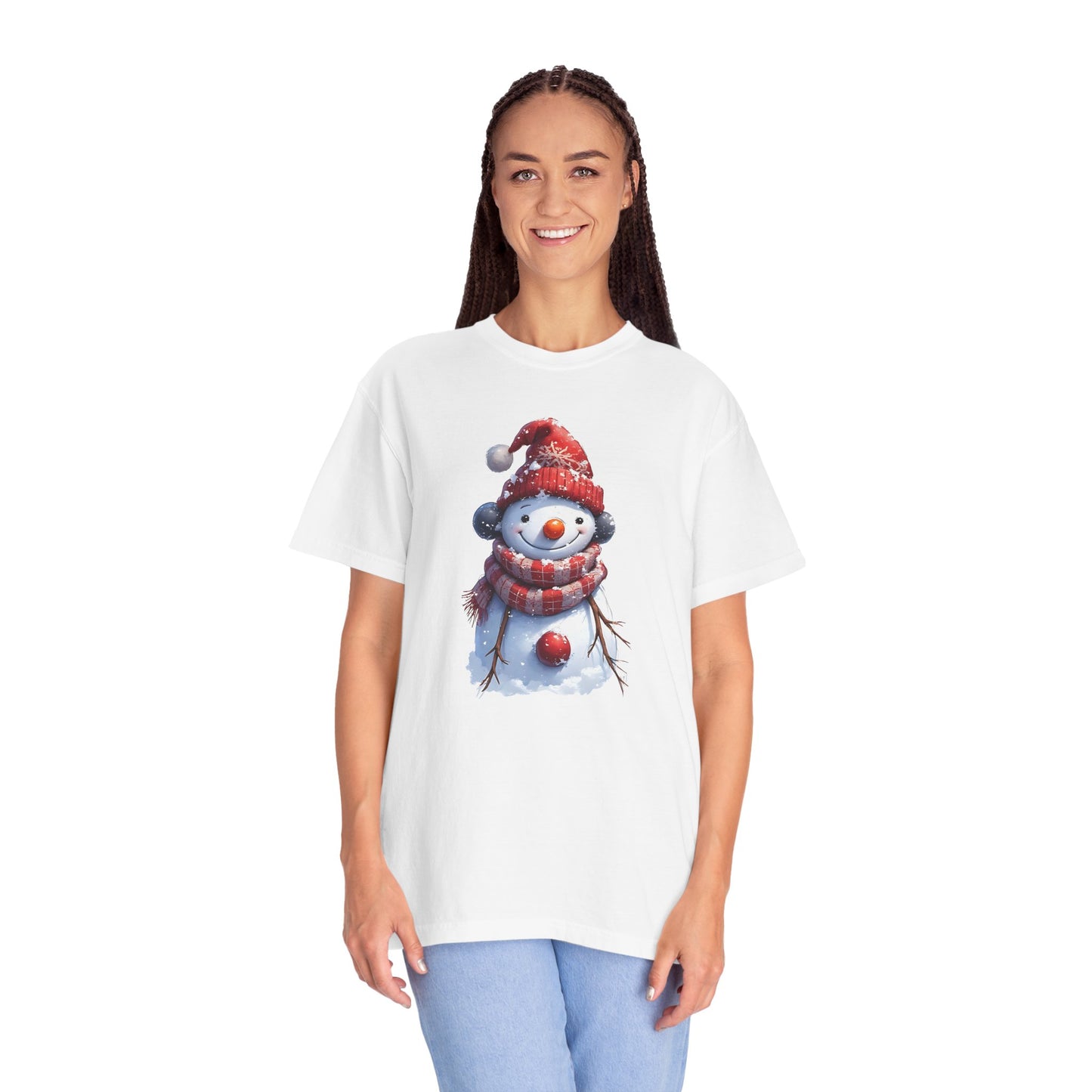 Snowman Holiday T-Shirt — Cute Winter Snowman Graphic Tee