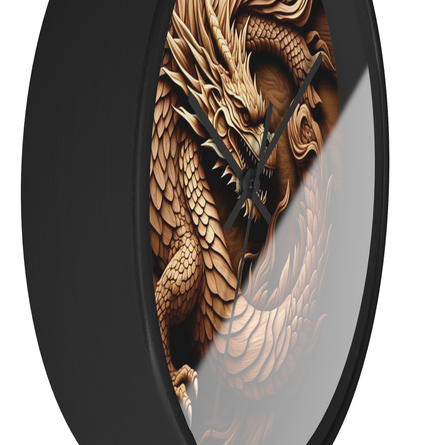 Dragon Wall Clock - Asian Inspired Decor, Fantasy Home Accent, Gift for Dragon Lovers, Unique Wall Art, Timeless Elegance