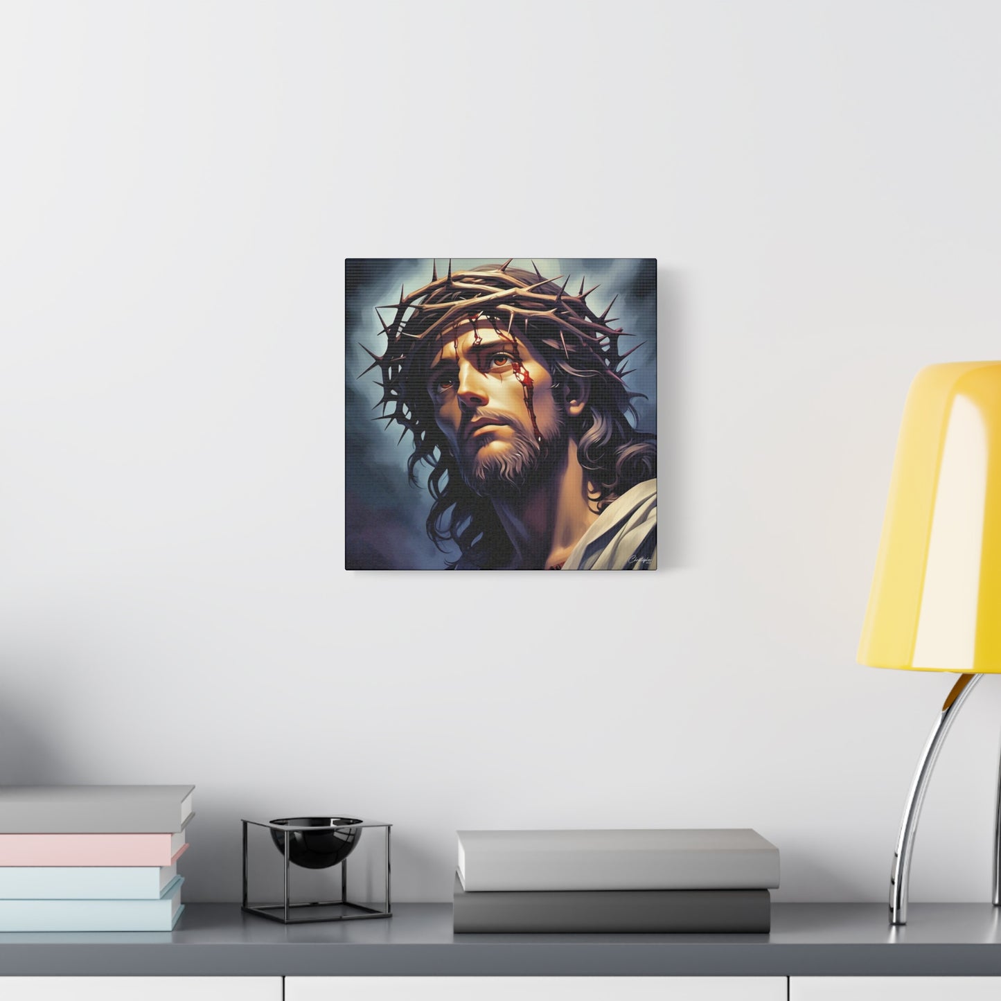 Religious Art Print Canvas, Inspirational Wall Decor, Christian Home Decor, Jesus Art, Gift for Faith-Based Celebrations