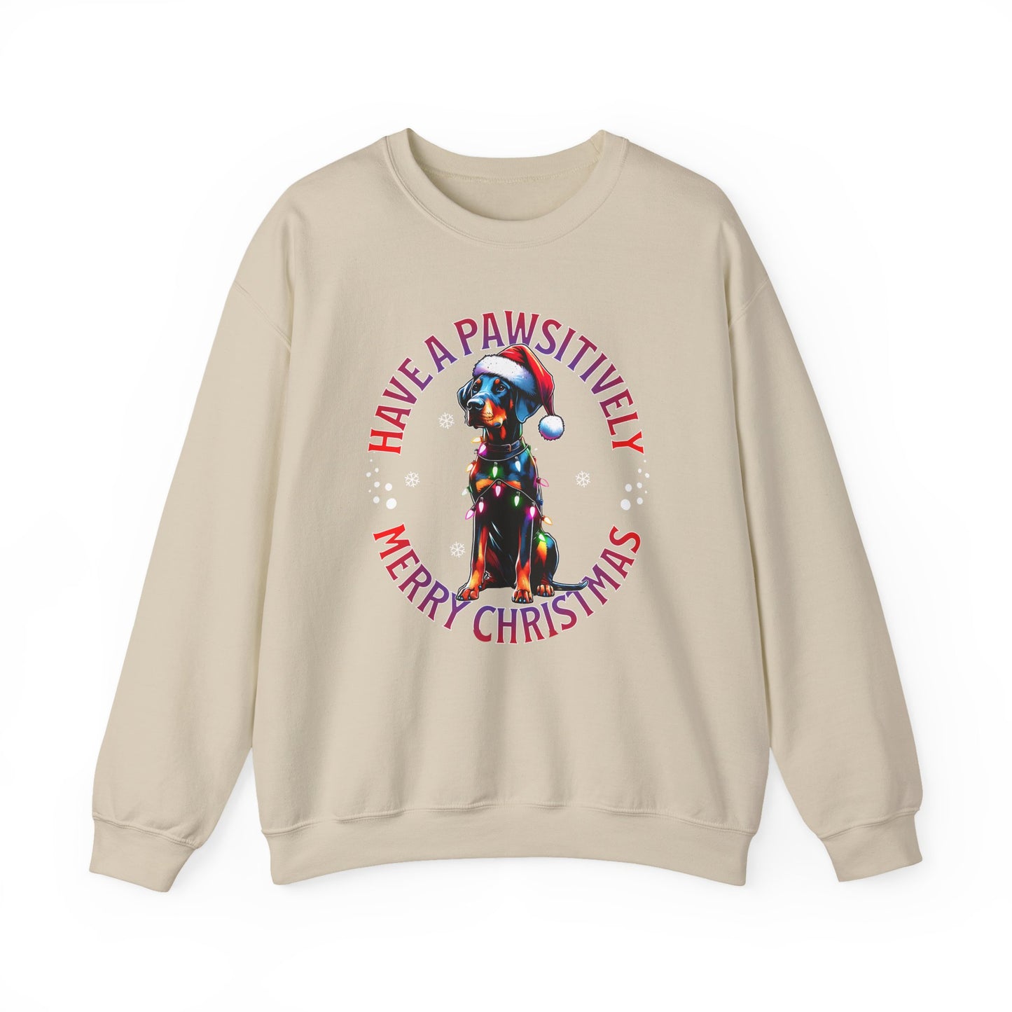 Christmas Dog Sweatshirt – "Have a Pawsitively Merry Christmas" Holiday Crewneck