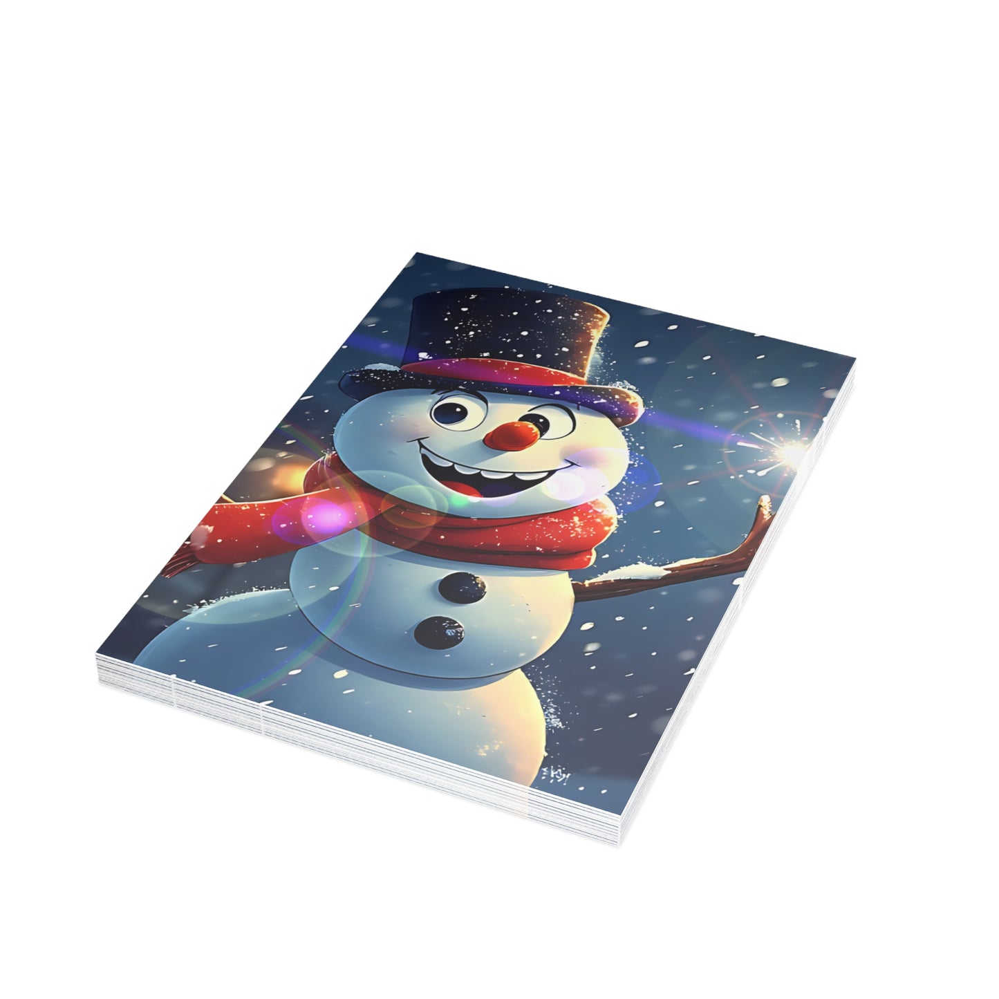 Snowman (Christmas Selfies) Postcard Bundles (envelopes included)
