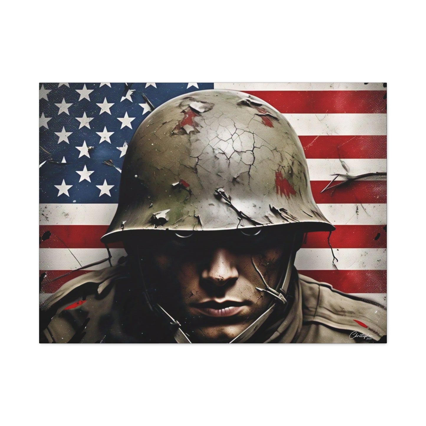 Military-Themed Canvas Art, Military Canvas Print, Wall Art for Veterans, Patriotic Home Decor, Gift for Army, Military Artwork, [...]