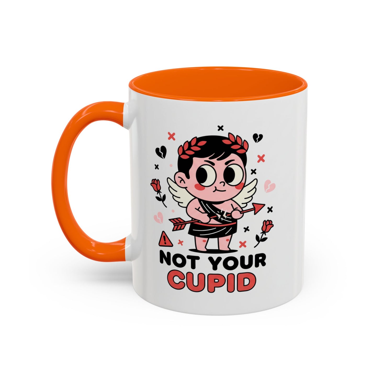 Cheeky Anti-Valentine Accent Coffee Mug — 11/15oz