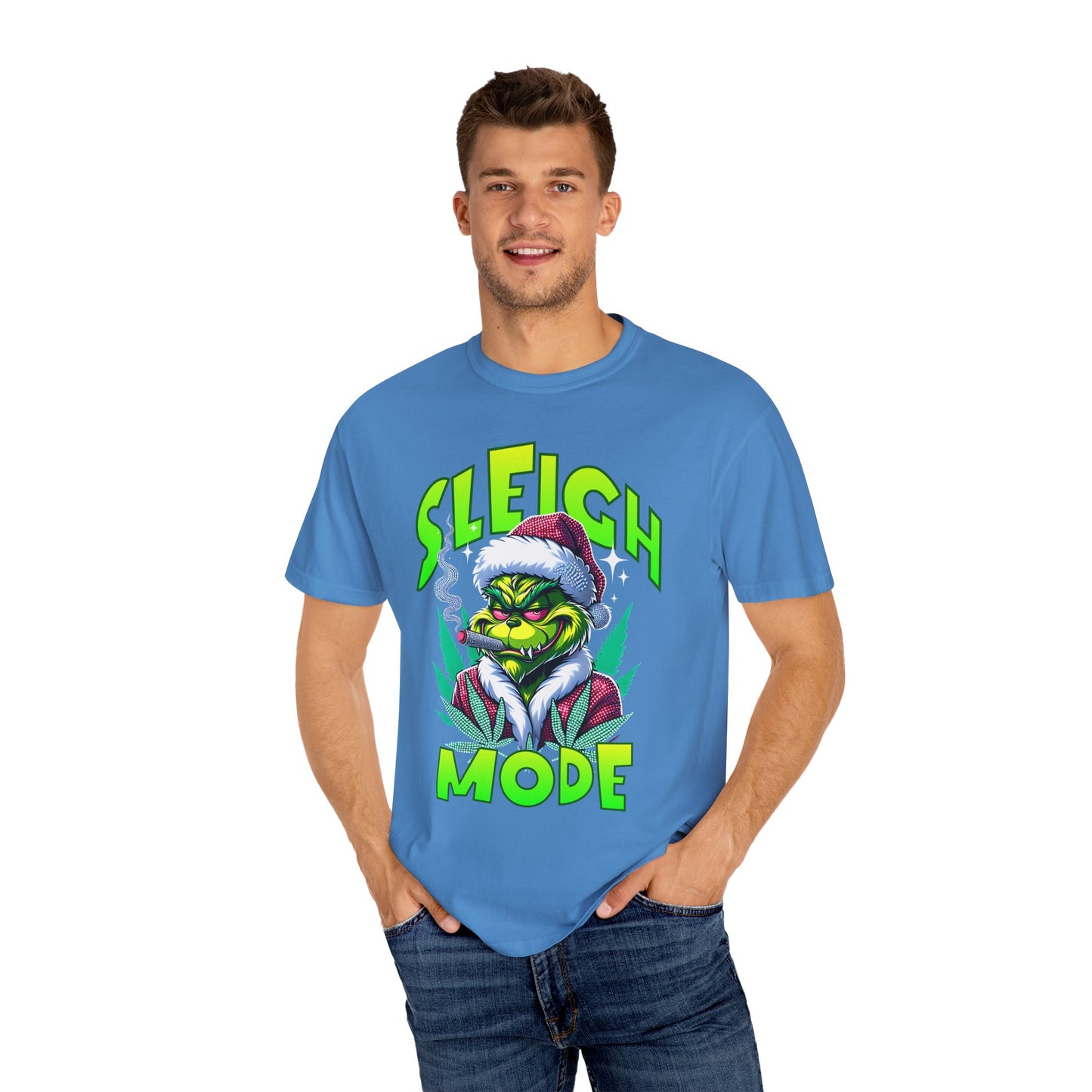 Sleigh Mode T-Shirt — Grinch Holiday Graphic Tee