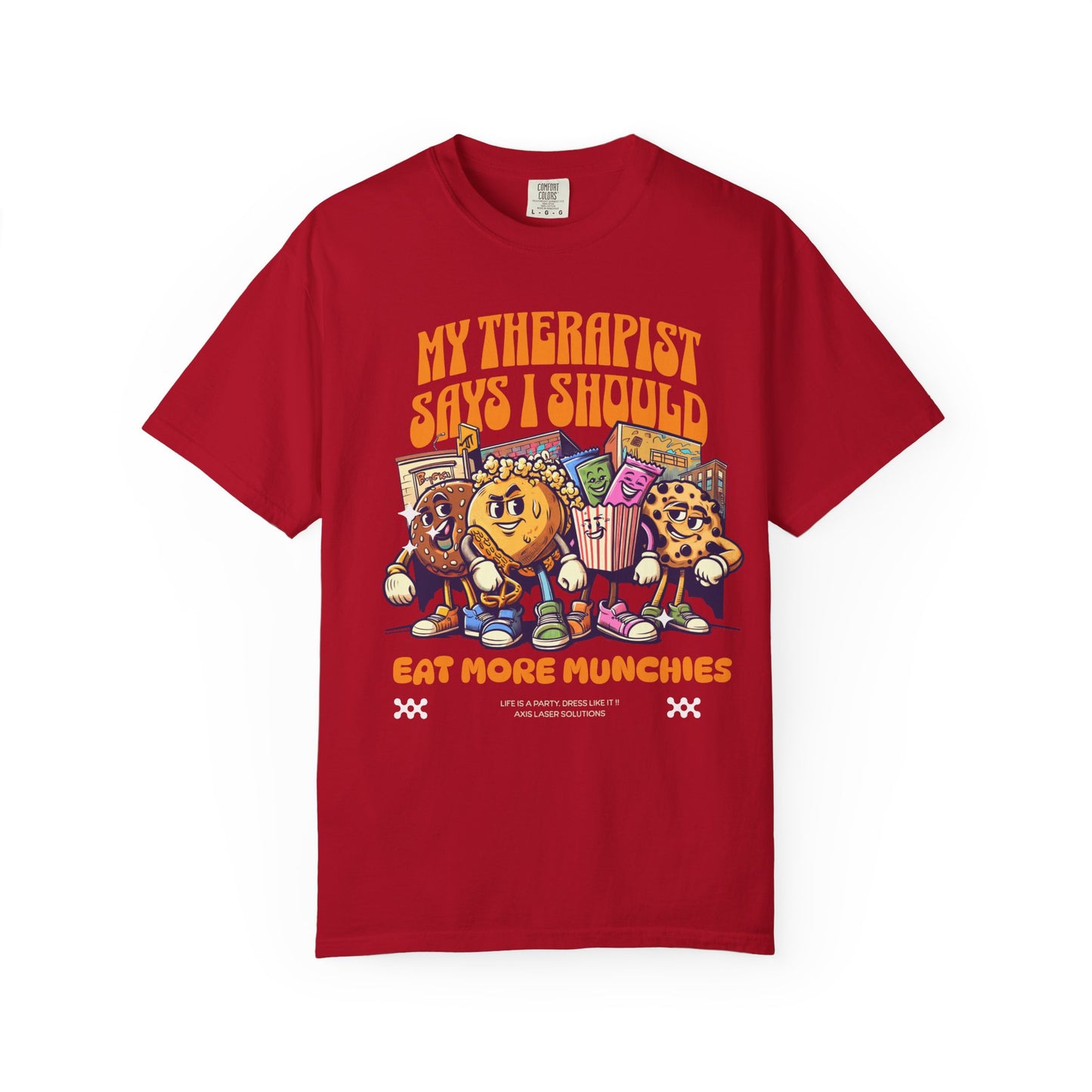 Funny Foodie T-Shirt, My Therapist Says I Should Eat More Munchies, Cute Snack Tee, Unisex Humor Shirt, Gift for Food Lovers, Birthday [...]