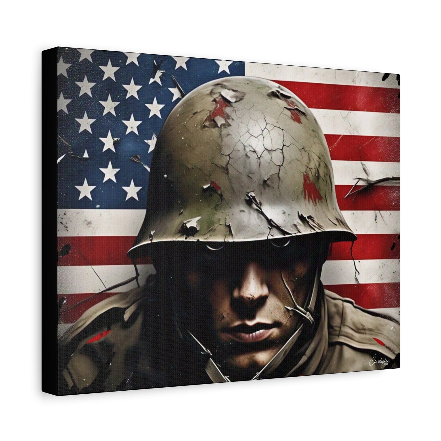 Military-Themed Canvas Art, Military Canvas Print, Wall Art for Veterans, Patriotic Home Decor, Gift for Army, Military Artwork, [...]