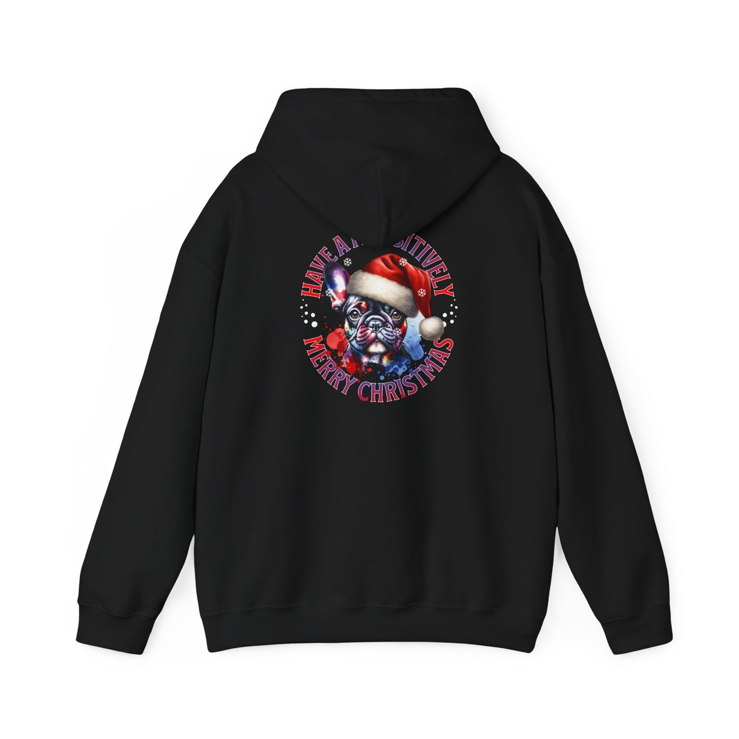 Christmas Pack Boston Terrier Hoodie — 'Have A Pawsitively Merry Christmas' Festive Dog Sweatshirt