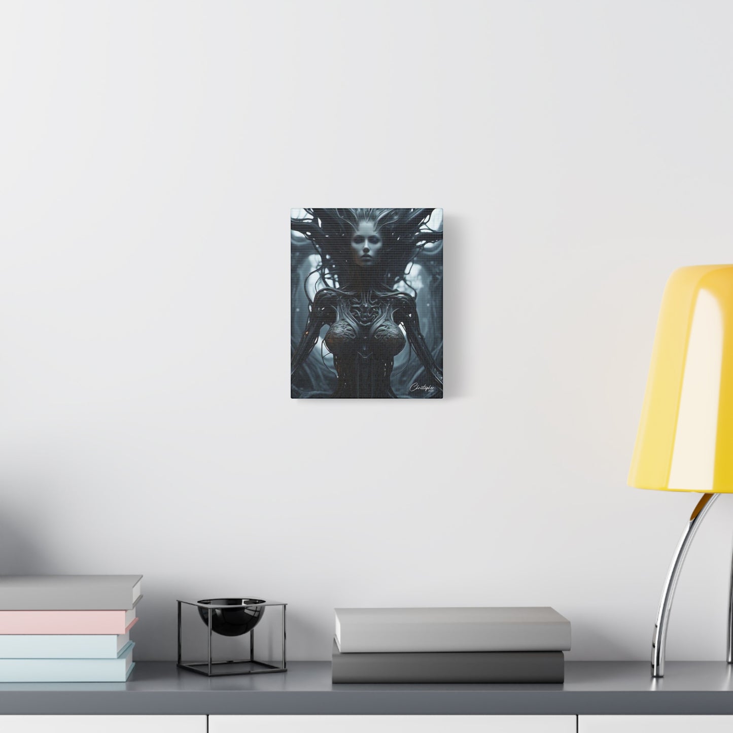 Futuristic Matte Canvas Wall Art – 1.25" Stretched