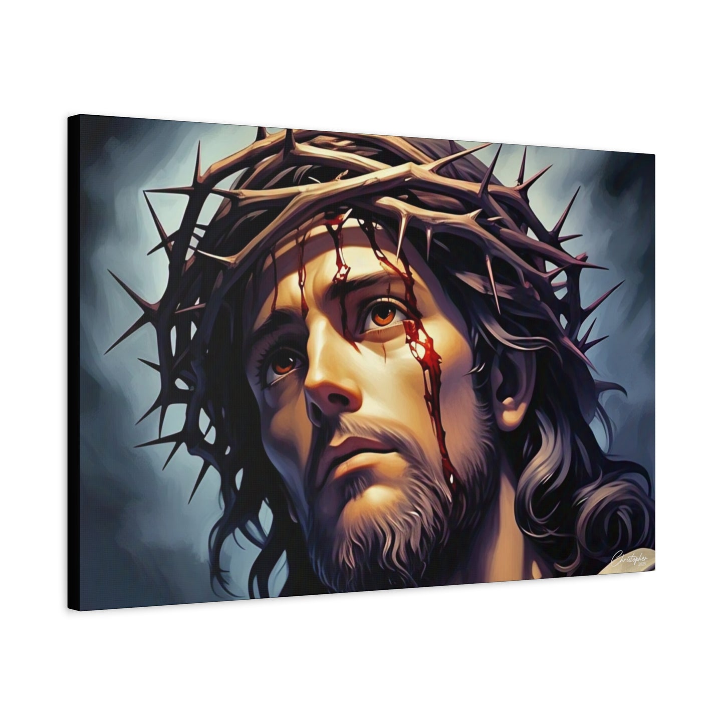 Religious Art Print Canvas, Inspirational Wall Decor, Christian Home Decor, Jesus Art, Gift for Faith-Based Celebrations