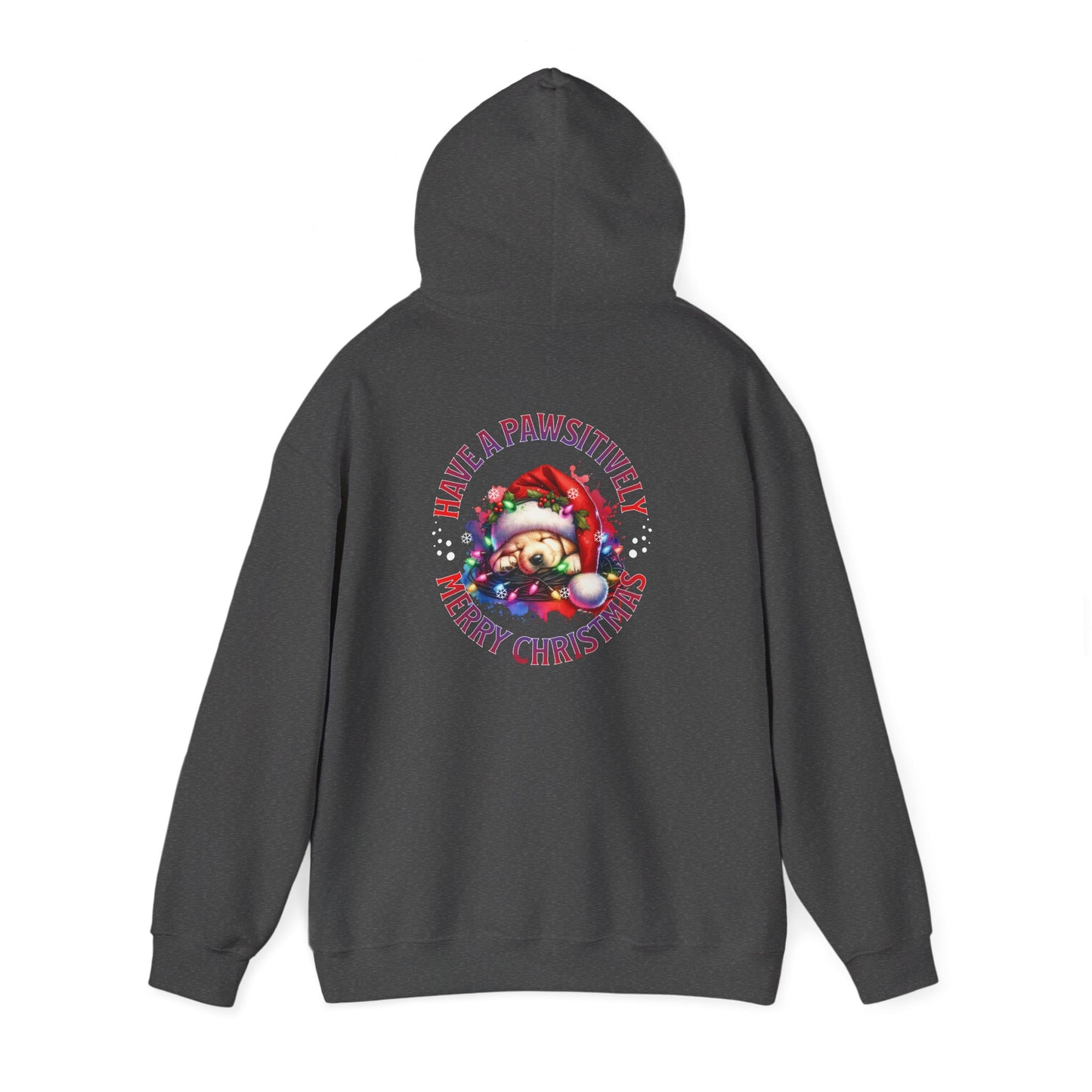 Christmas Pack Puppy Hoodie — Festive Santa Puppies 'Have A Pawsitively Merry Christmas' Holiday Sweatshirt
