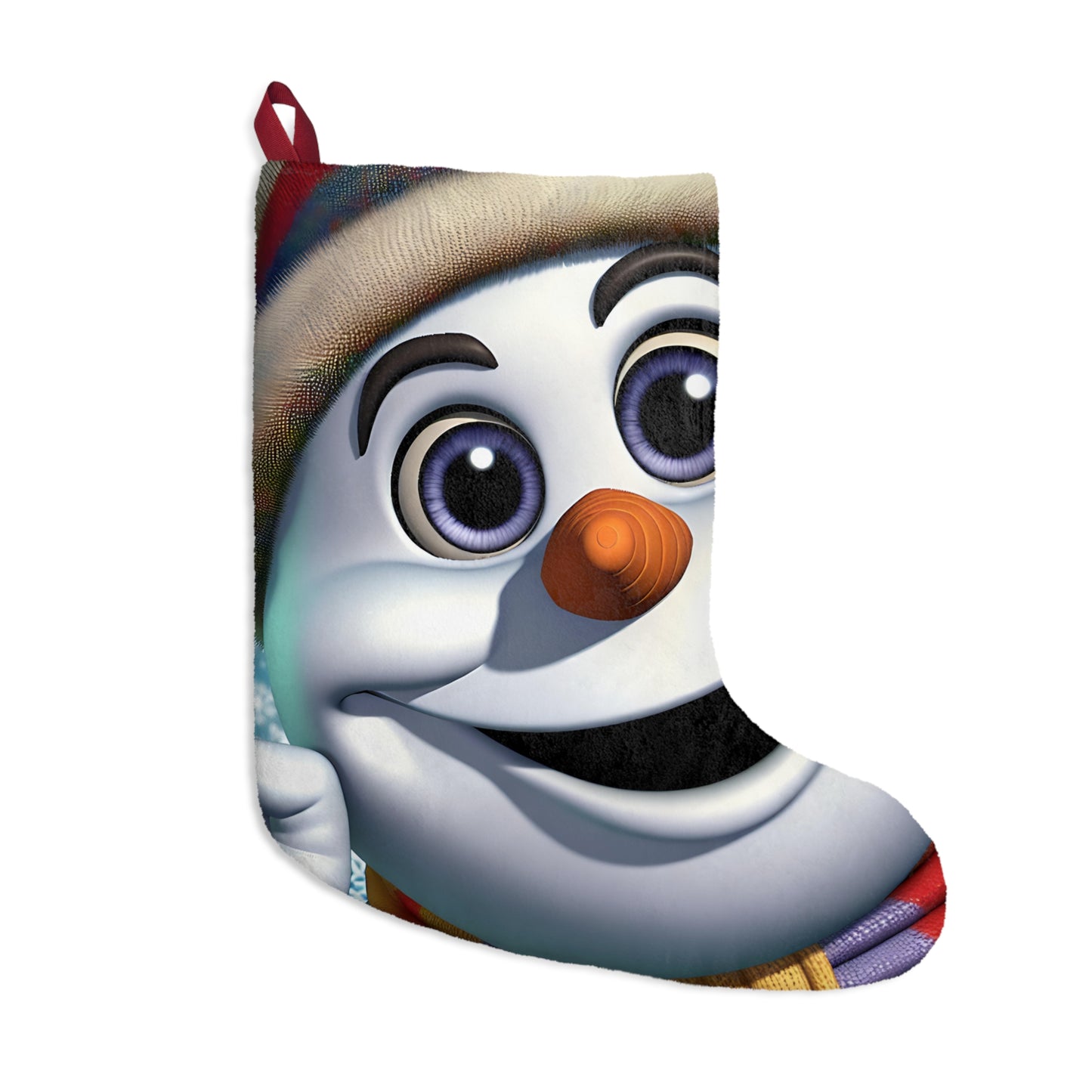 Snowman Christmas Stocking — Cute Holiday Holiday Decor for Kids