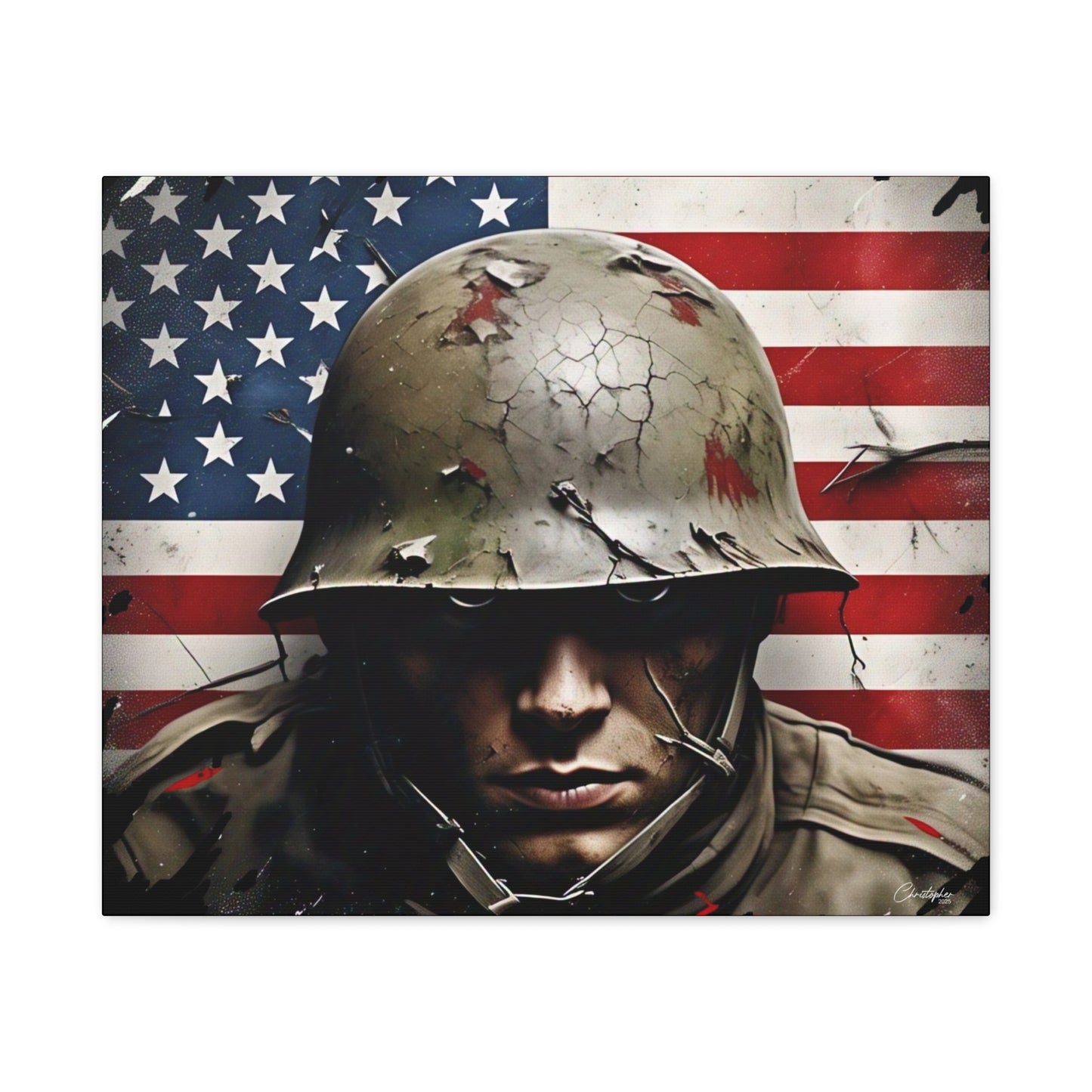 Military-Themed Canvas Art, Military Canvas Print, Wall Art for Veterans, Patriotic Home Decor, Gift for Army, Military Artwork, [...]