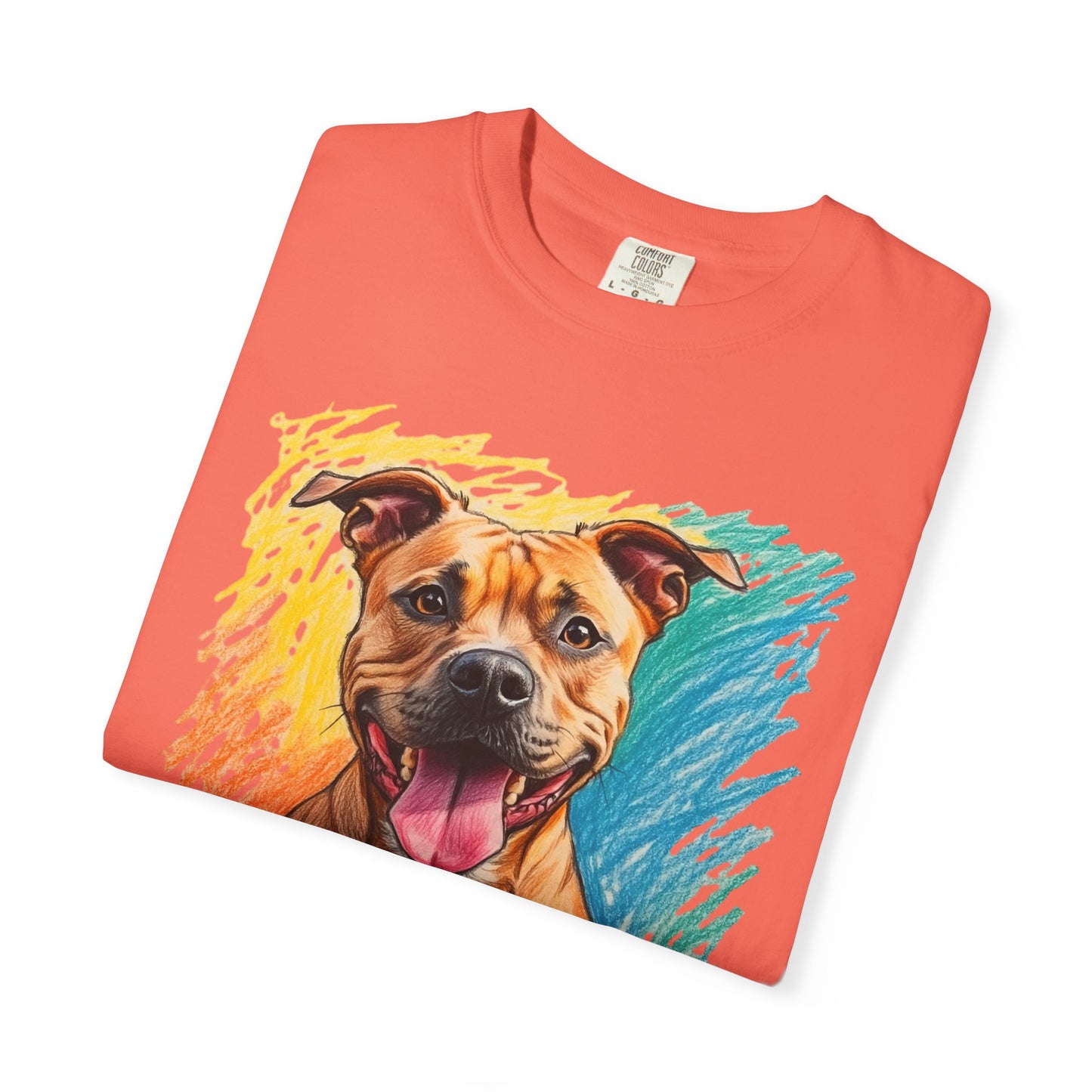 Vibrant Dog Lover T-Shirt, Pet Shirt, Animal T-Shirt, Gift for Dog Owners, Cute Dog Apparel, Unisex Pet Tee