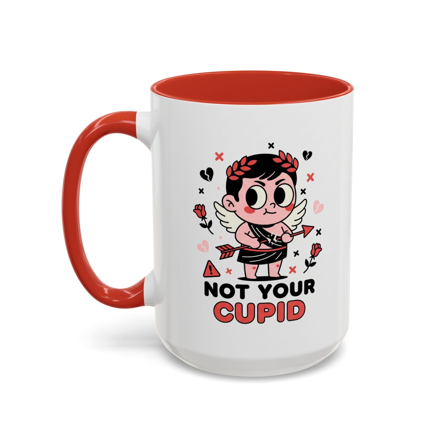 Cheeky Anti-Valentine Accent Coffee Mug — 11/15oz