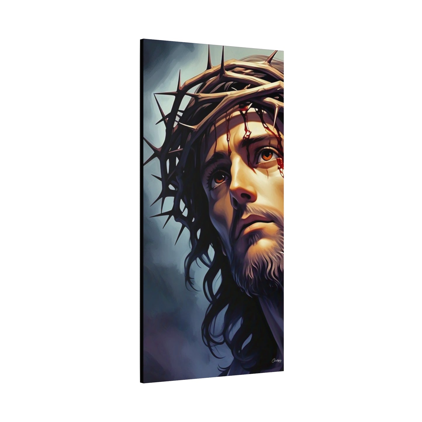 Religious Art Print Canvas, Inspirational Wall Decor, Christian Home Decor, Jesus Art, Gift for Faith-Based Celebrations