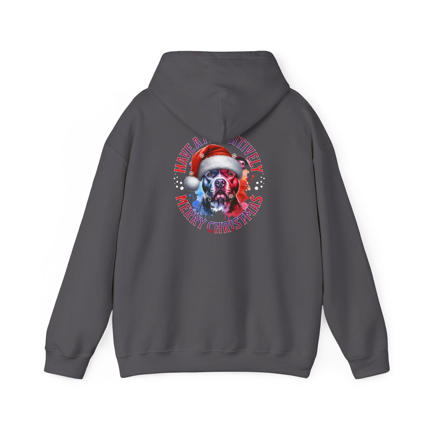 Christmas Pack Pit Bull Hoodie – "Have a Pawsitively Merry Christmas" Festive Sweatshirt