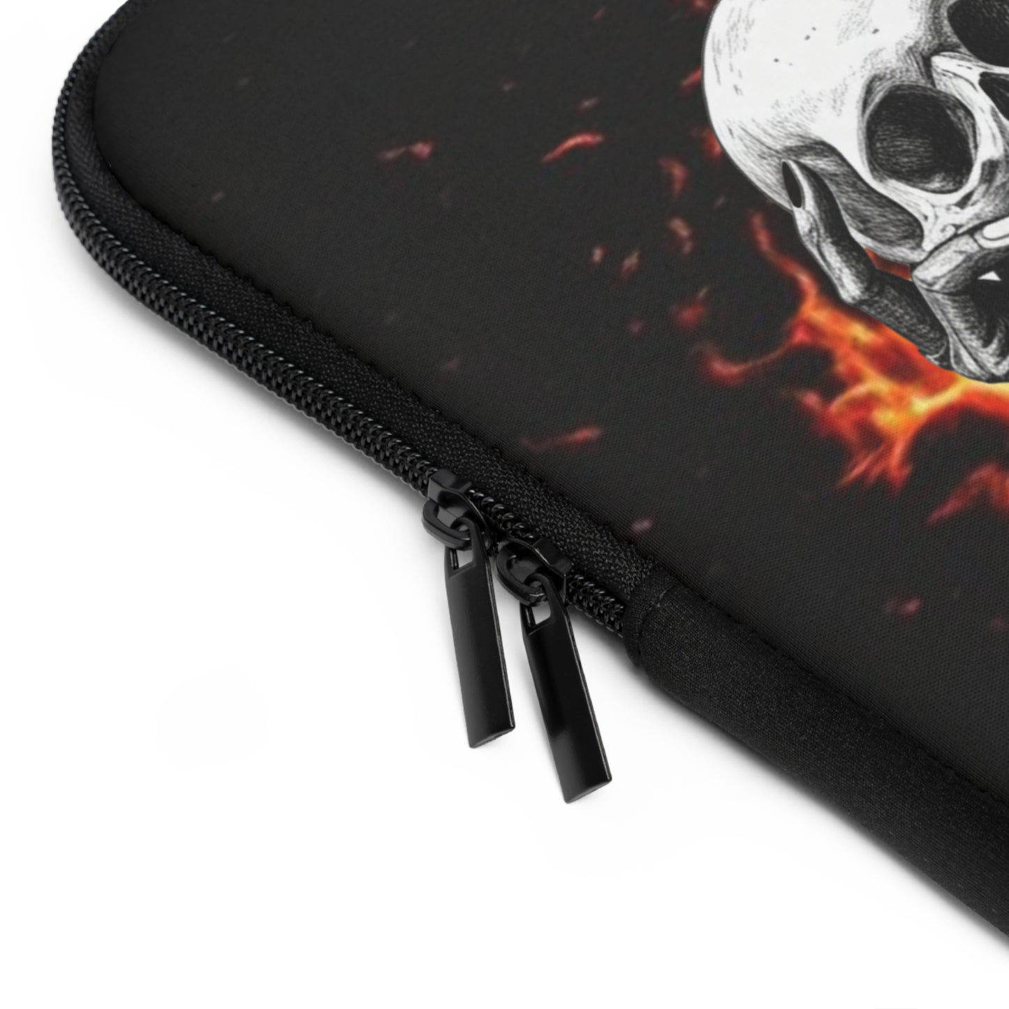 Valkyrie Laptop Sleeve — Gothic Warrior Fire Design