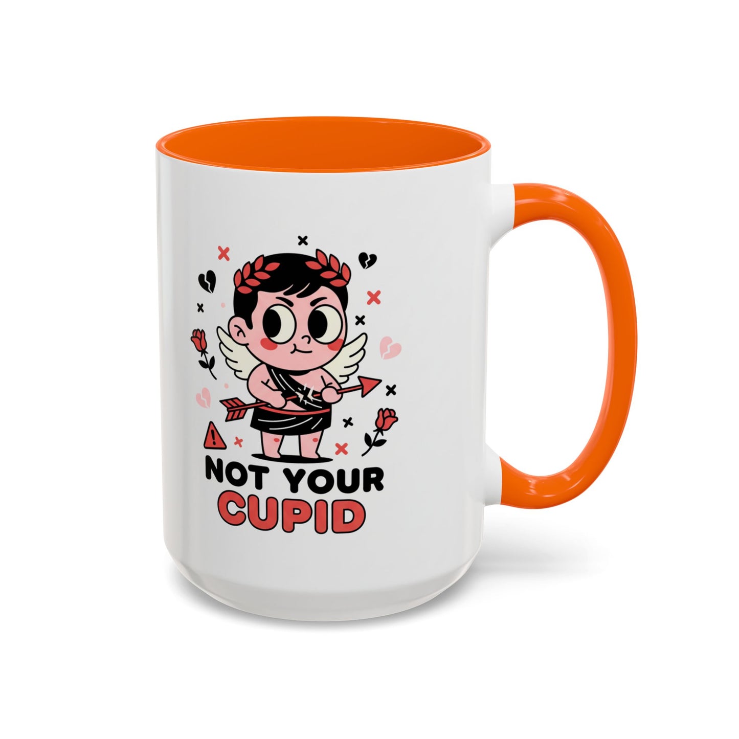 Cheeky Anti-Valentine Accent Coffee Mug — 11/15oz