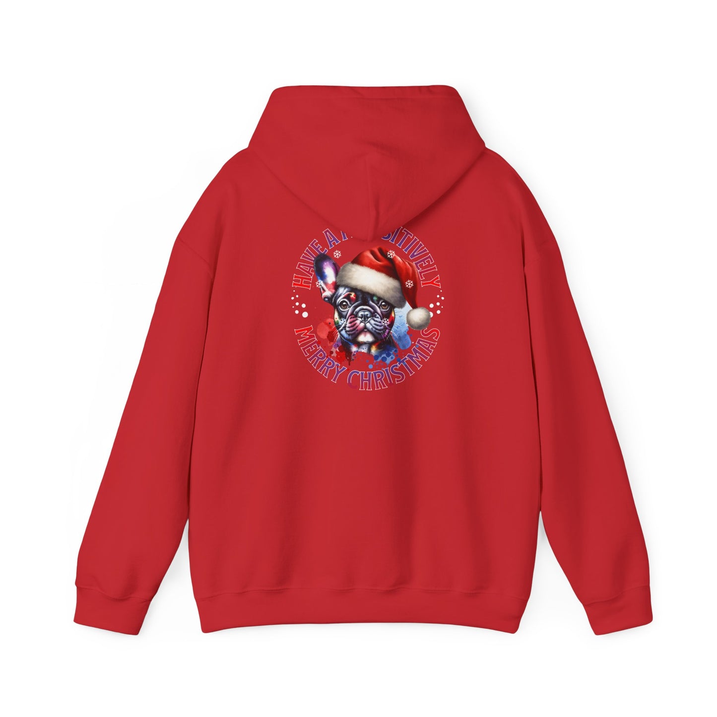 Christmas Pack Boston Terrier Hoodie — 'Have A Pawsitively Merry Christmas' Festive Dog Sweatshirt