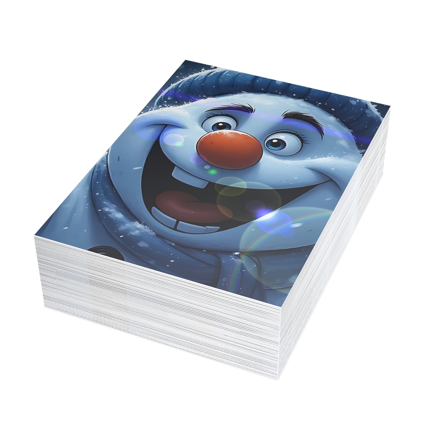 Happy Snowman (Christmas Selfies) Postcard Bundles (envelopes included)