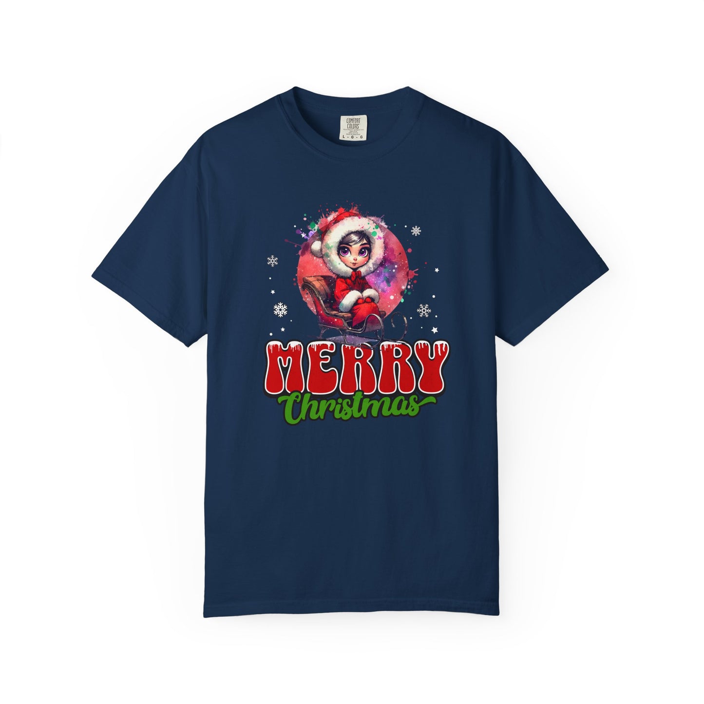 Merry Christmas Unisex Garment-Dyed T-Shirt