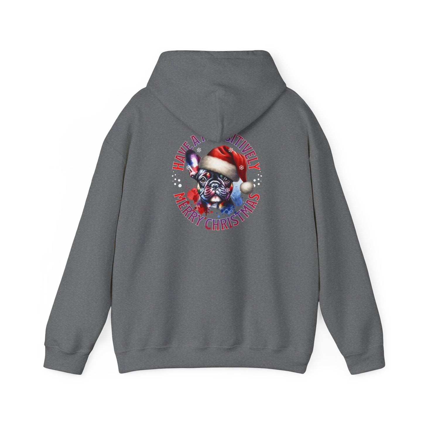 Christmas Pack Boston Terrier Hoodie — 'Have A Pawsitively Merry Christmas' Festive Dog Sweatshirt