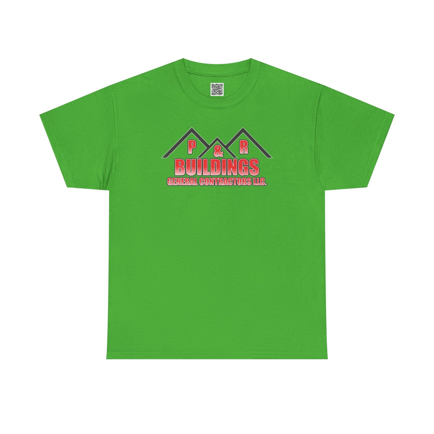 P&R BUILDINGS Logo T-Shirt — Contractor Work Tee