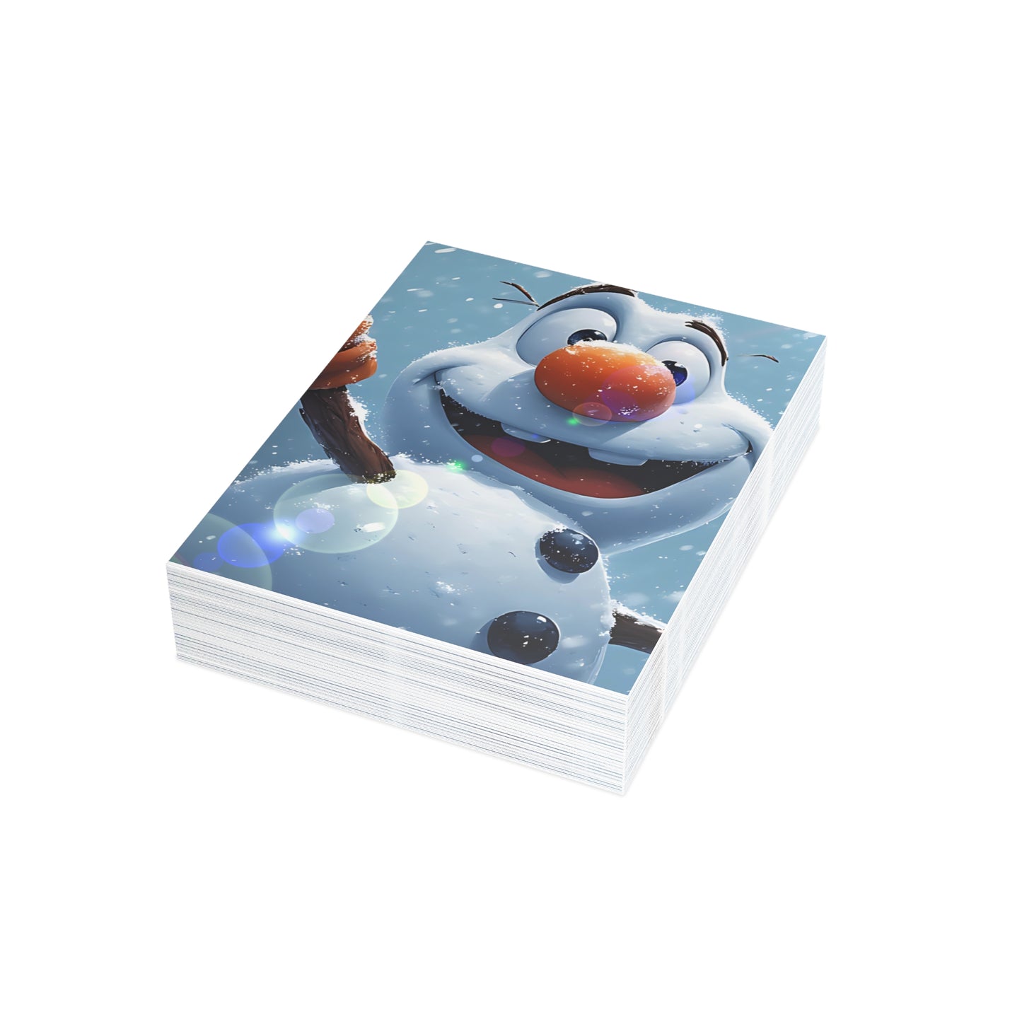 Dancing Snowman (Christmas Selfies) Postcard Bundles (envelopes included)