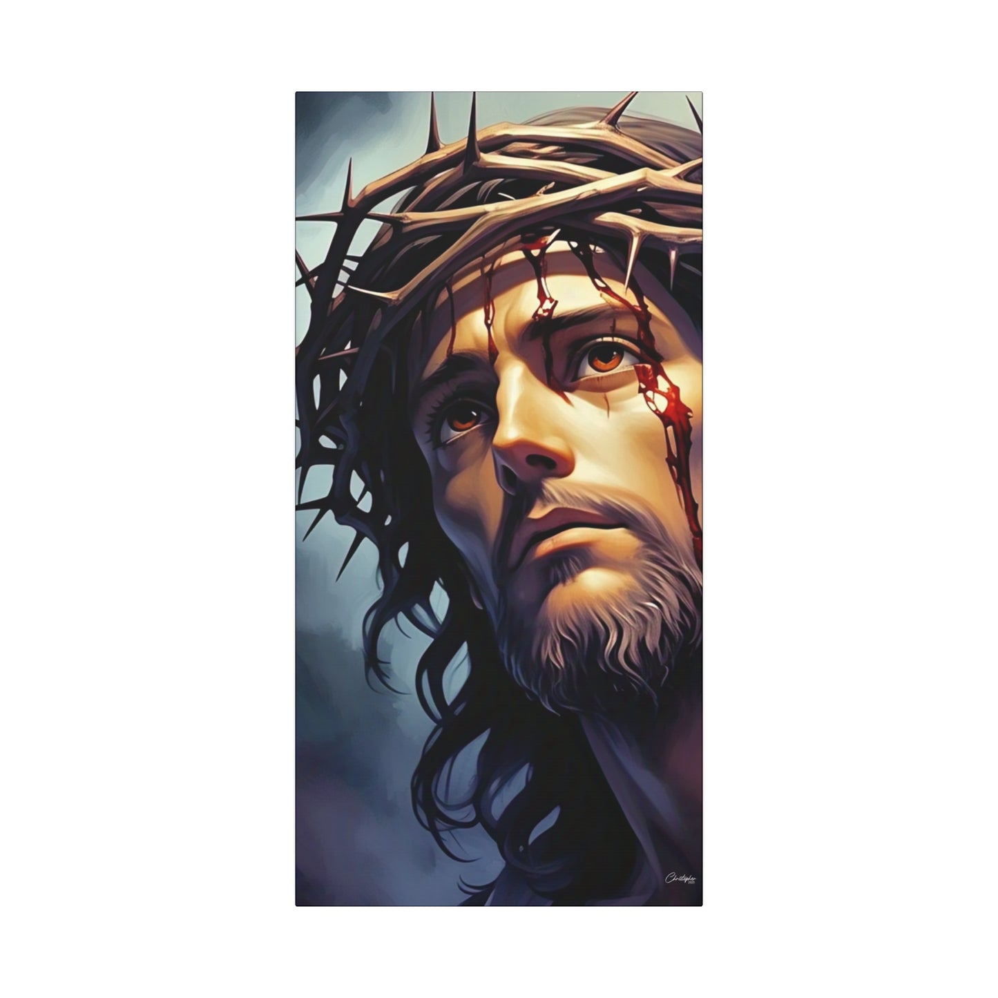 Religious Art Print Canvas, Inspirational Wall Decor, Christian Home Decor, Jesus Art, Gift for Faith-Based Celebrations