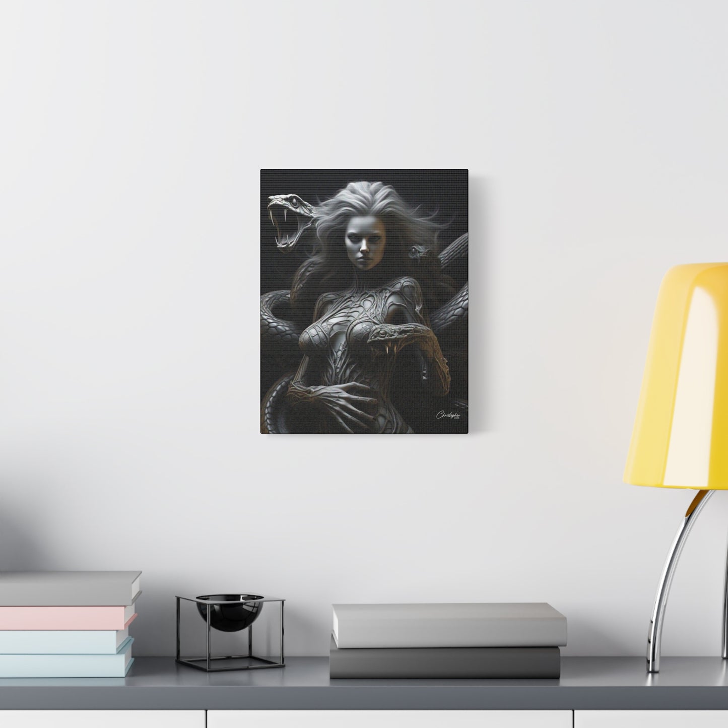 Serpent Goddess Matte Canvas Wall Art