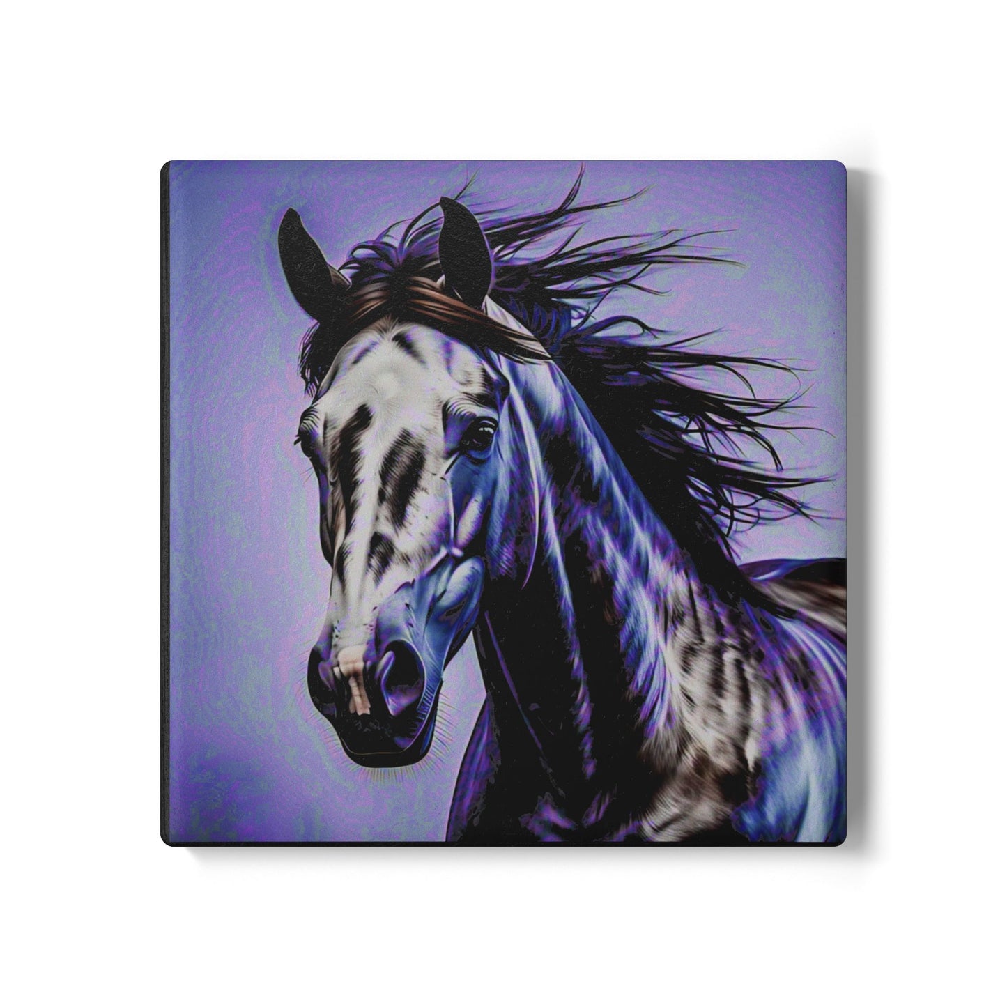 Majestic Horse Ceramic Coaster - Home Décor for Equestrians and Horse Lovers