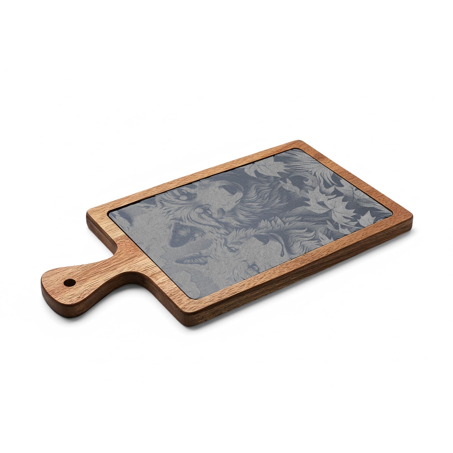 Engraved Wolf Charcuterie Board