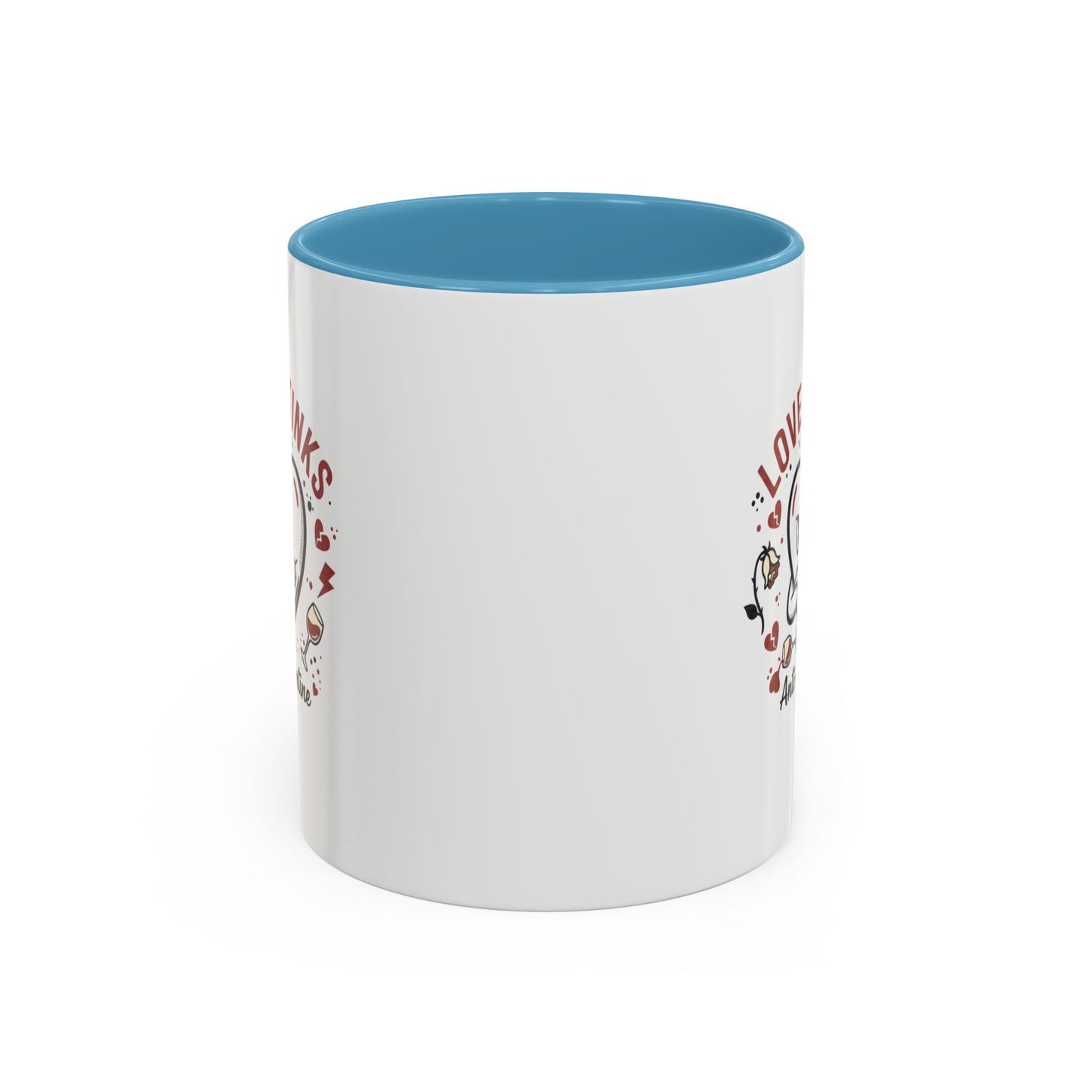Coffee Mug — "Love Stinks" Anti-Valentine Heart Accent Mug (11/15oz)