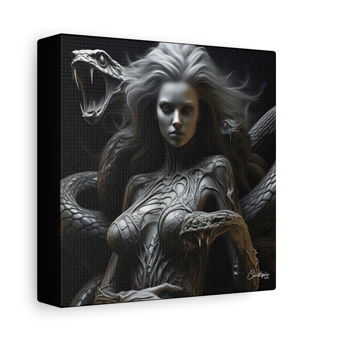 Serpent Goddess Matte Canvas Wall Art