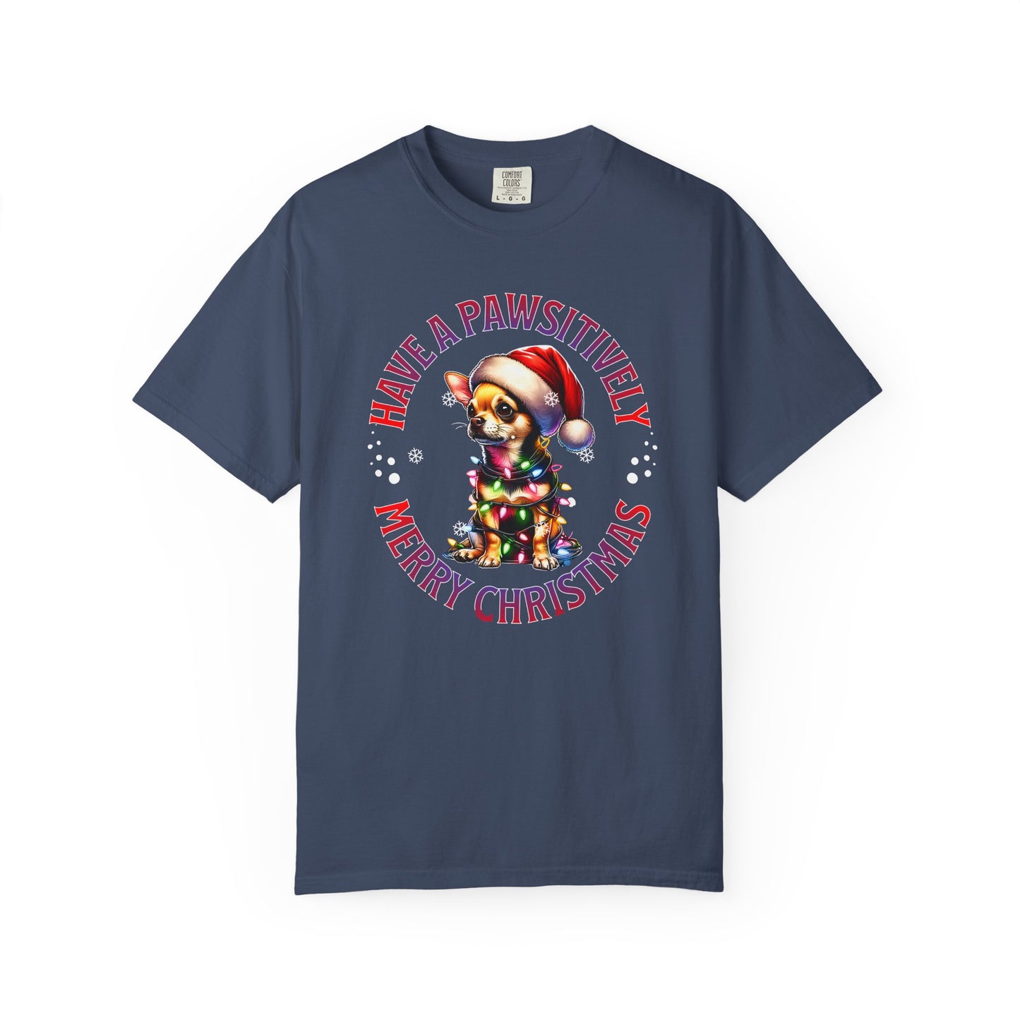 Christmas Puppy T-Shirt — “Have a Pawsitively Merry Christmas” Holiday Tee