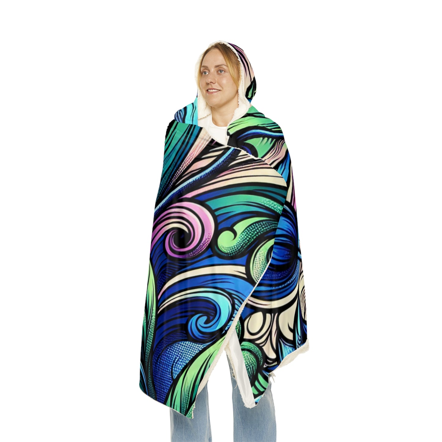 Vibrant Snuggle Blanket - Cozy Oversized Throw for Home, Perfect Gift for Relaxation, Festivals, Housewarming, Couch Decoration