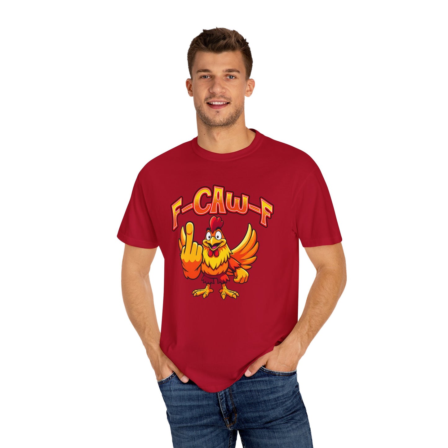 Funny Chicken T-Shirt, Unisex Tee, Gag Gift, Casual Wear, Birthday Present, Animal Lover Shirt, Quirky Humor Apparel