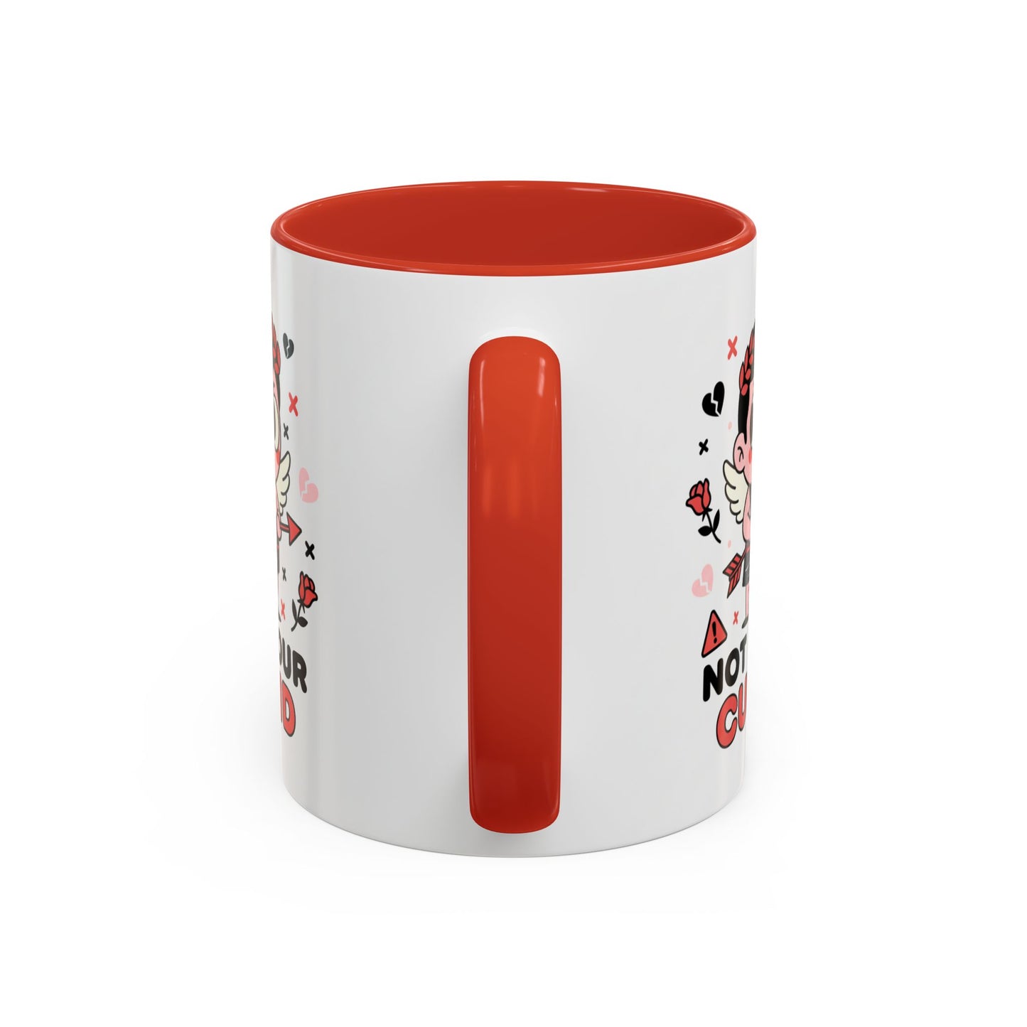 Cheeky Anti-Valentine Accent Coffee Mug — 11/15oz