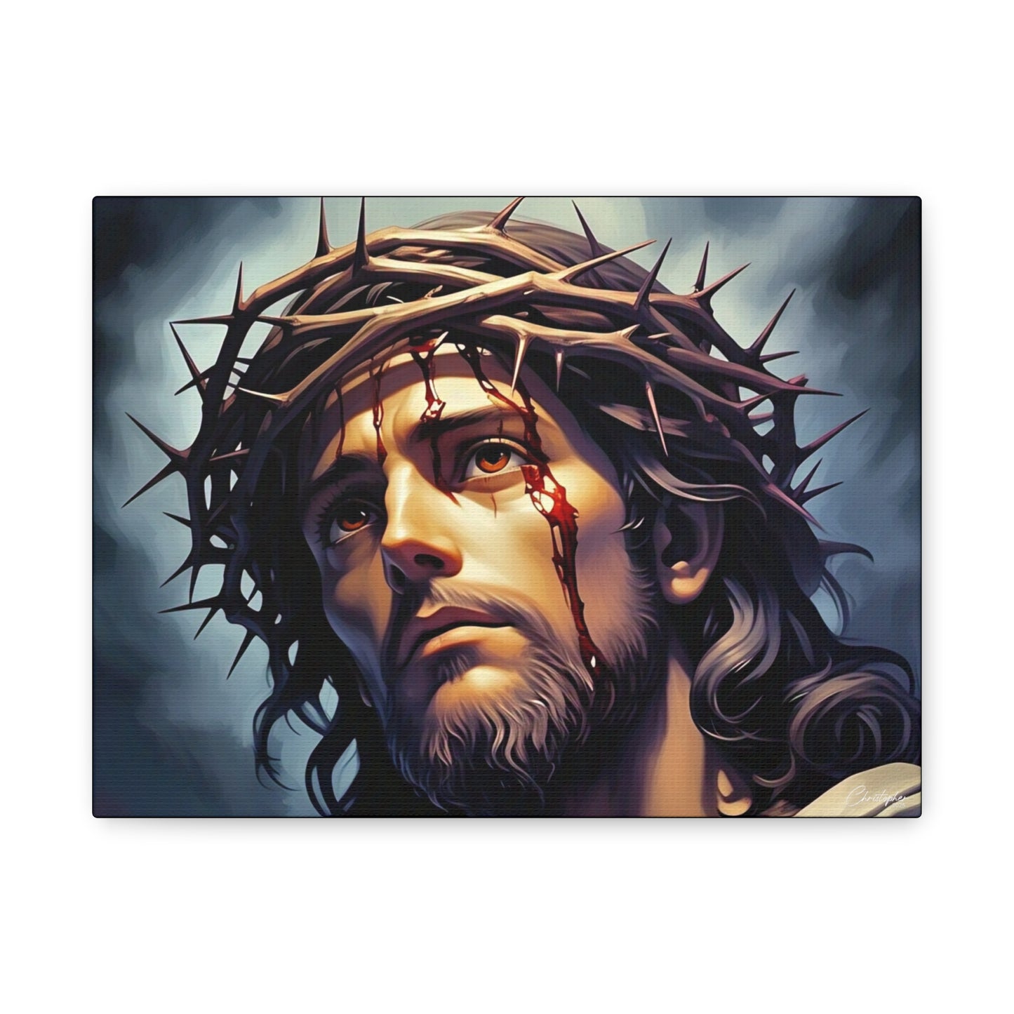 Religious Art Print Canvas, Inspirational Wall Decor, Christian Home Decor, Jesus Art, Gift for Faith-Based Celebrations